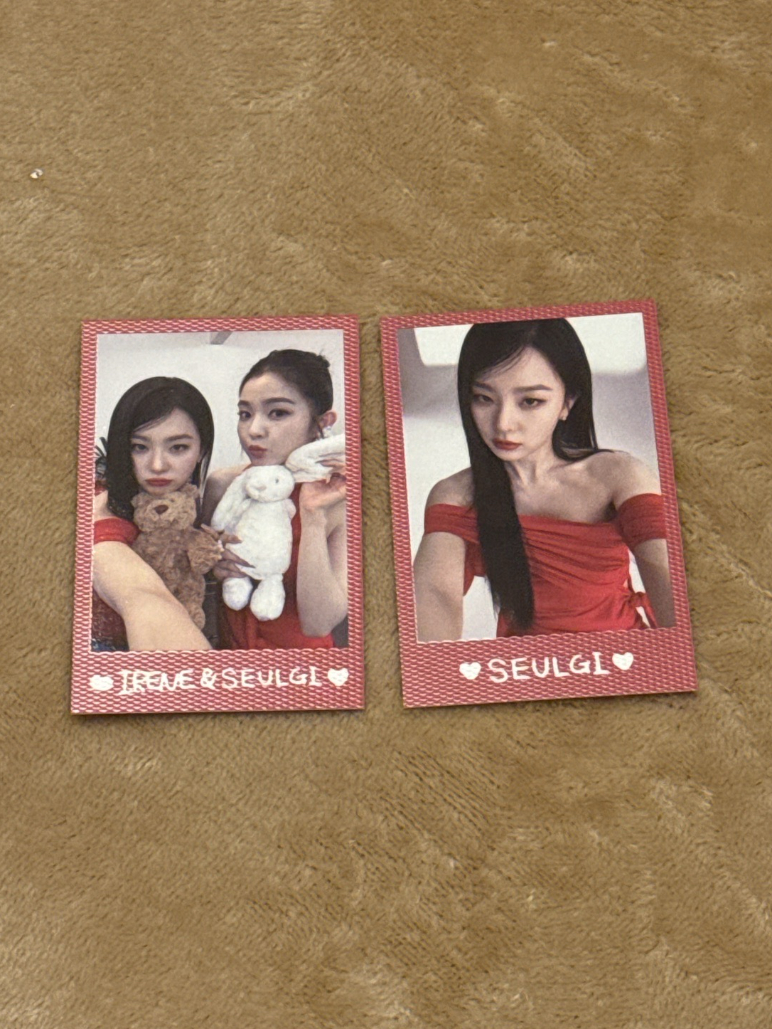 Red Velvet IRENE&SEULGI Balance隨機卡
