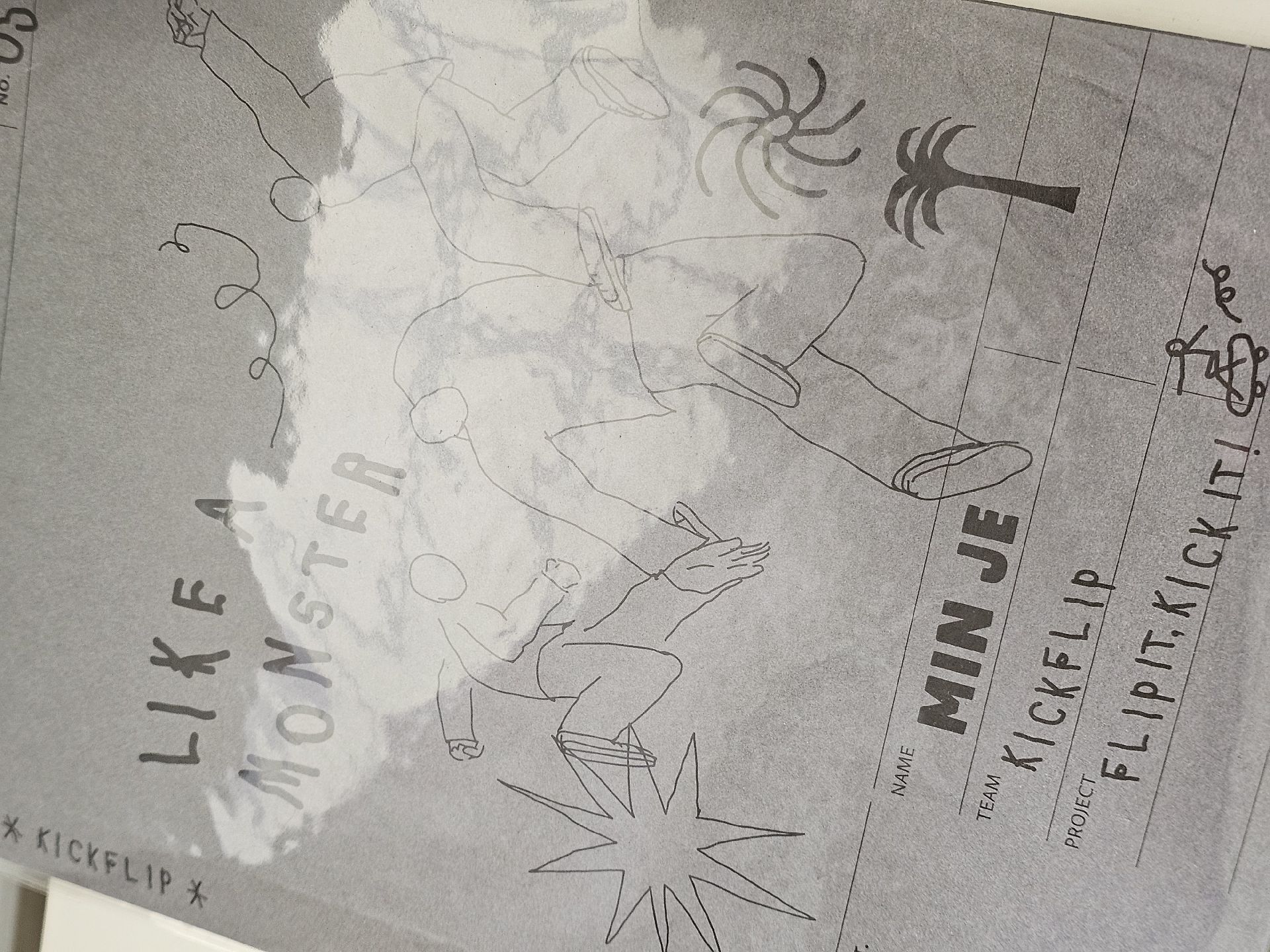 KICKFLIP MINJE 出道快閃店 照片組 海報組