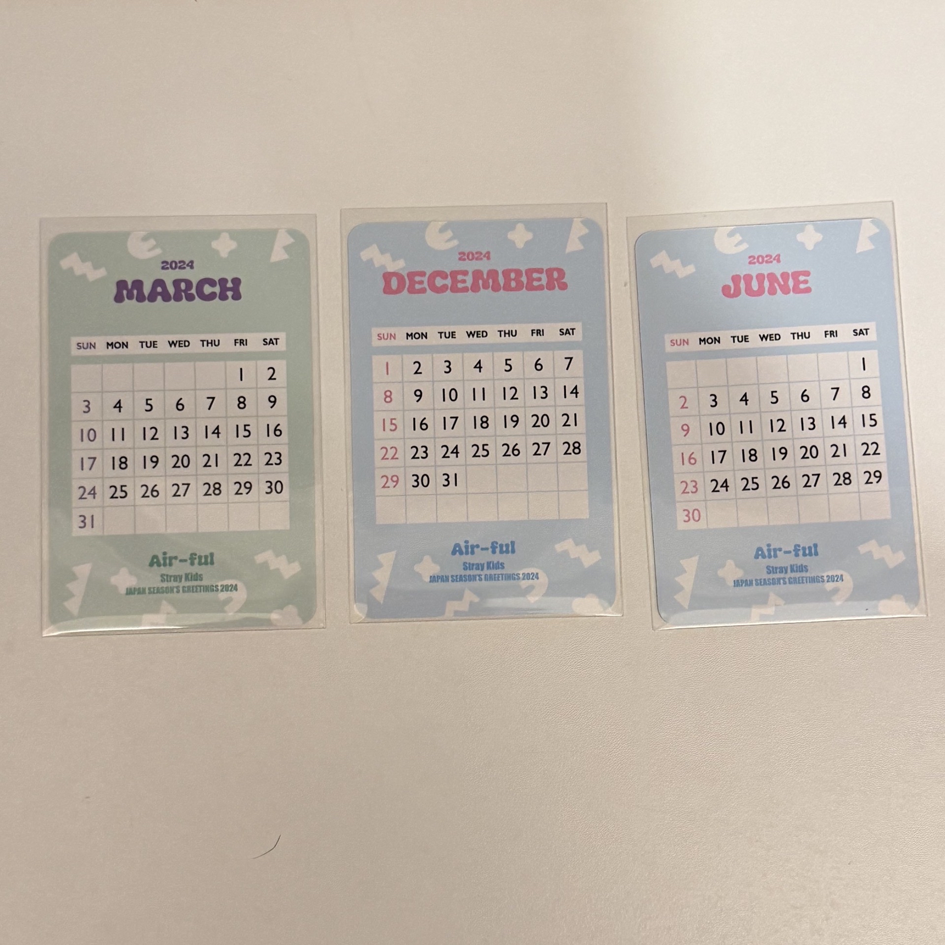 2024 日本年曆 雙人卡