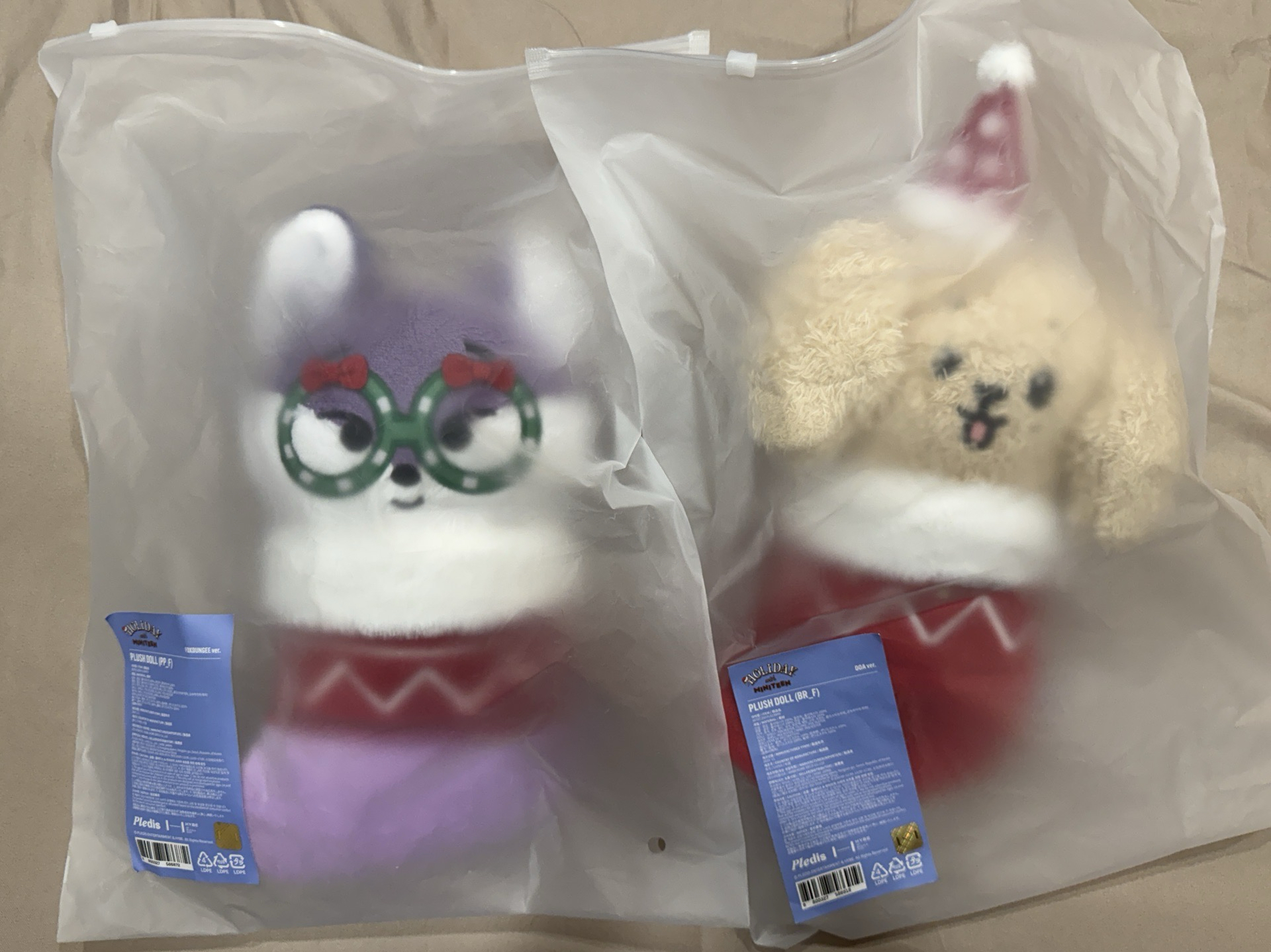 SEVENTEEN Holiday With MINITEEN 聖誕系列 襪子站娃 圓佑 狐袋子 碩珉 DOA