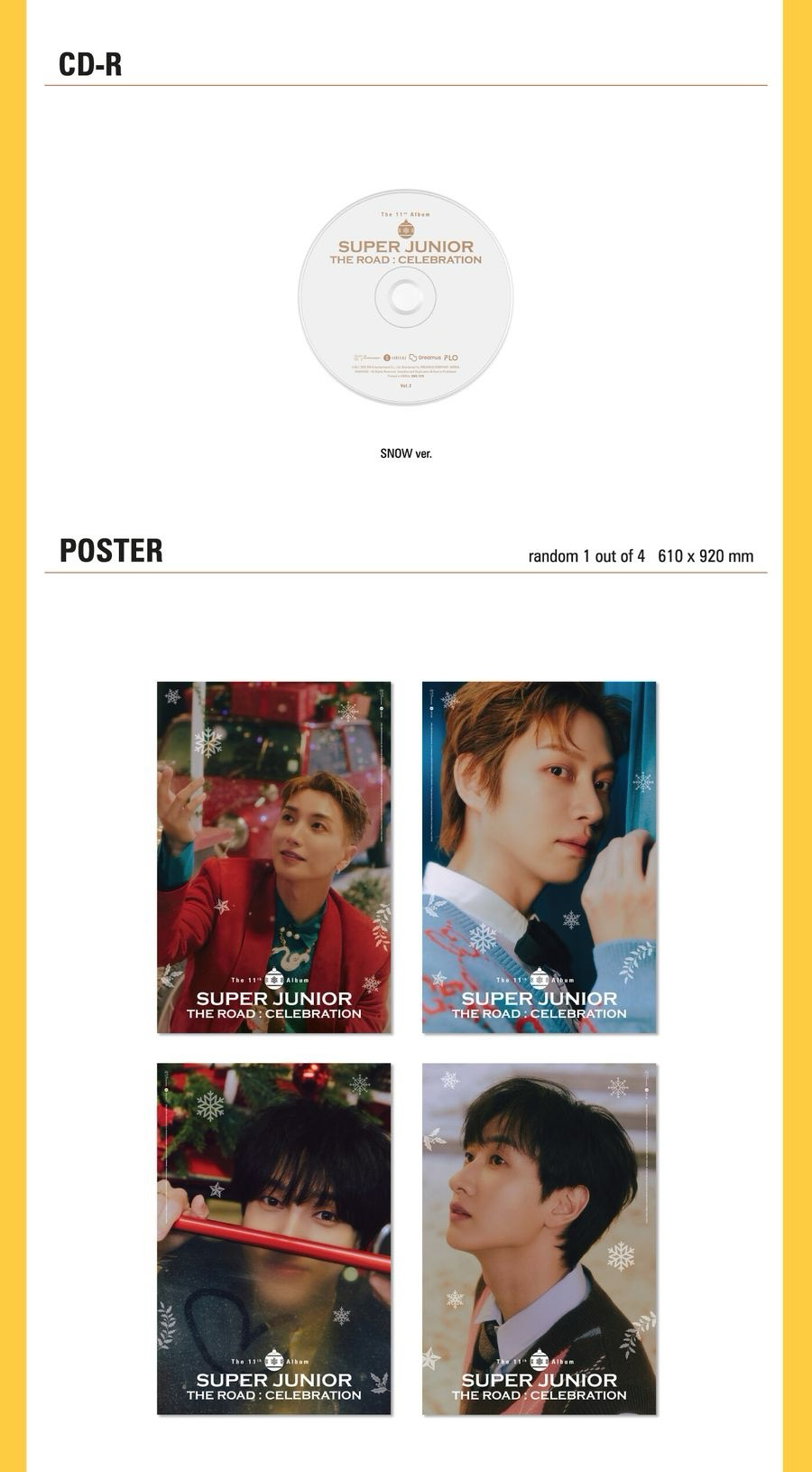 SNOW ver.專輯配置