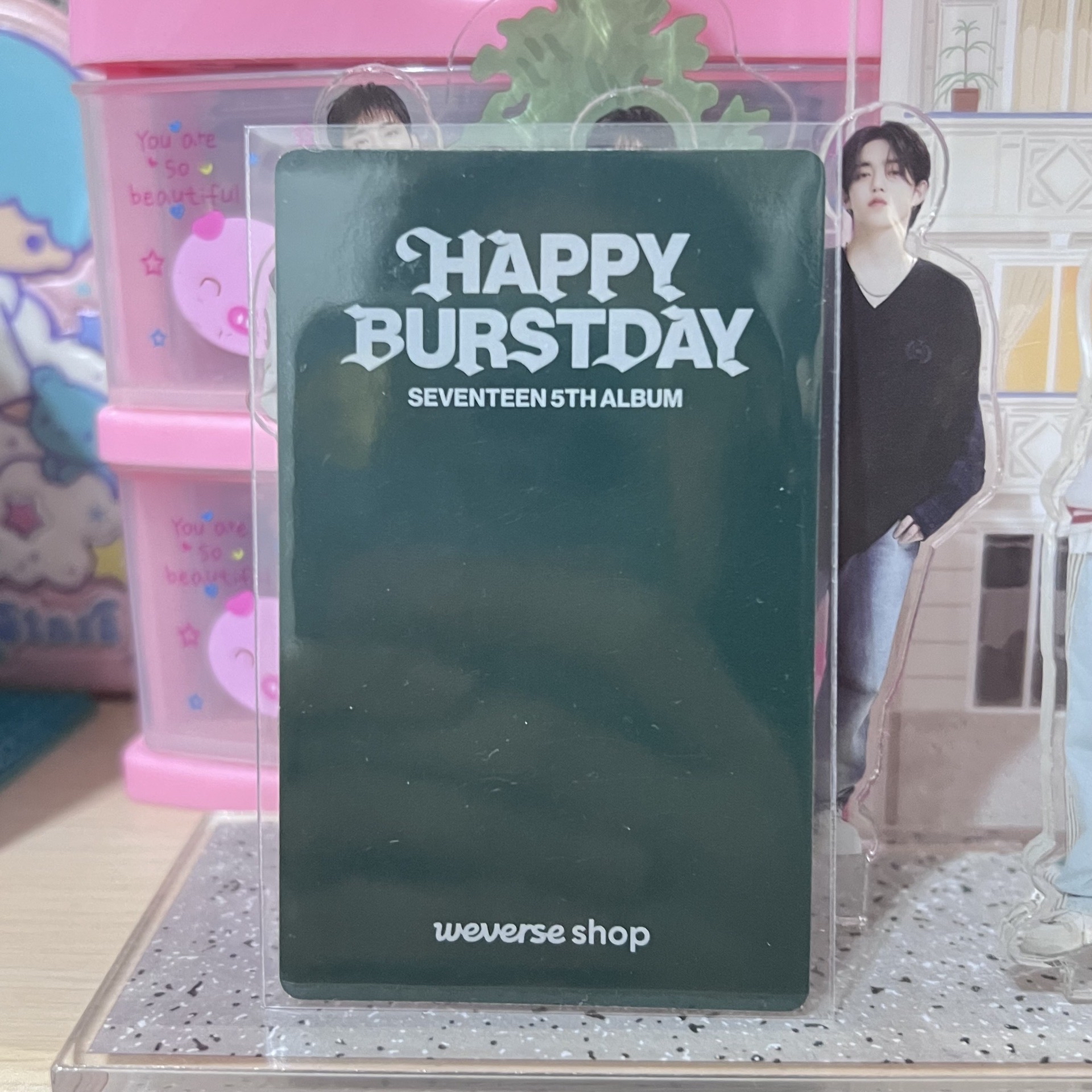 SEVENTEEN THE8 HAPPY BURSTDAY WVS小卡 