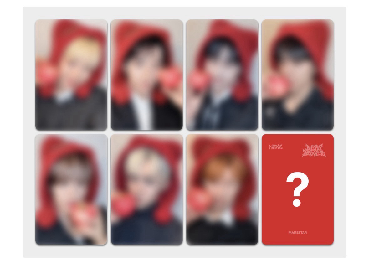 NEXZ 迷三 ms 台北線下2.0 簽名會簽售卡 妳是我眼中的蘋果 ver.（整套）