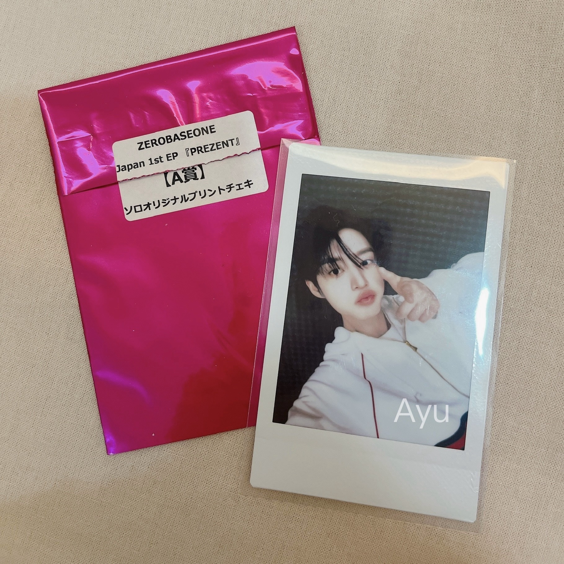 金地雄 澀谷塔店抽選A賞拍立得