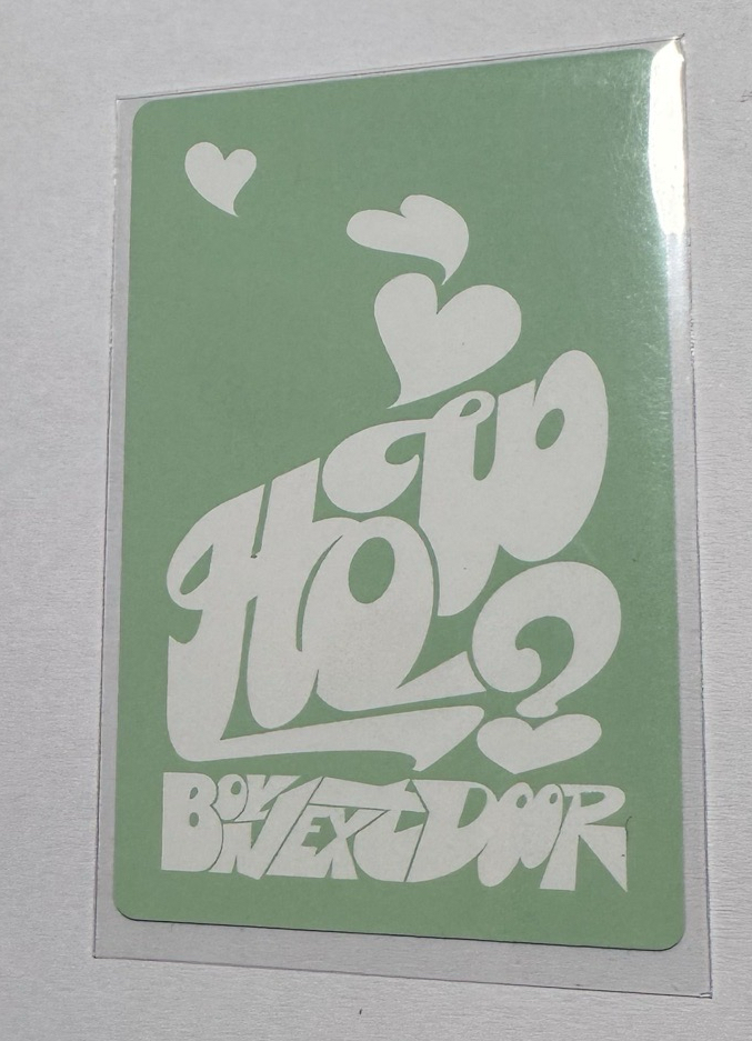 boynextdoor HOW? 專輯卡 Earth 專卡6 ver.B
