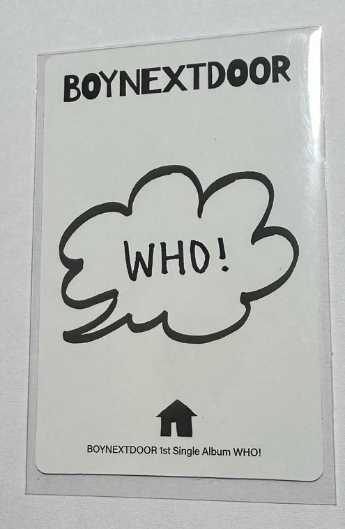 boynextdoor WHO! 專輯卡 who ver.