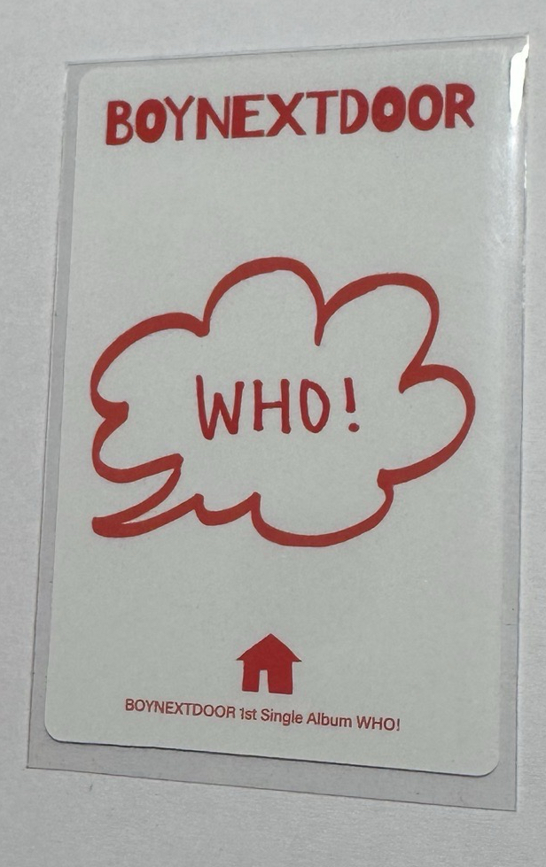 boynextdoor WHO! 專輯卡 who ver.