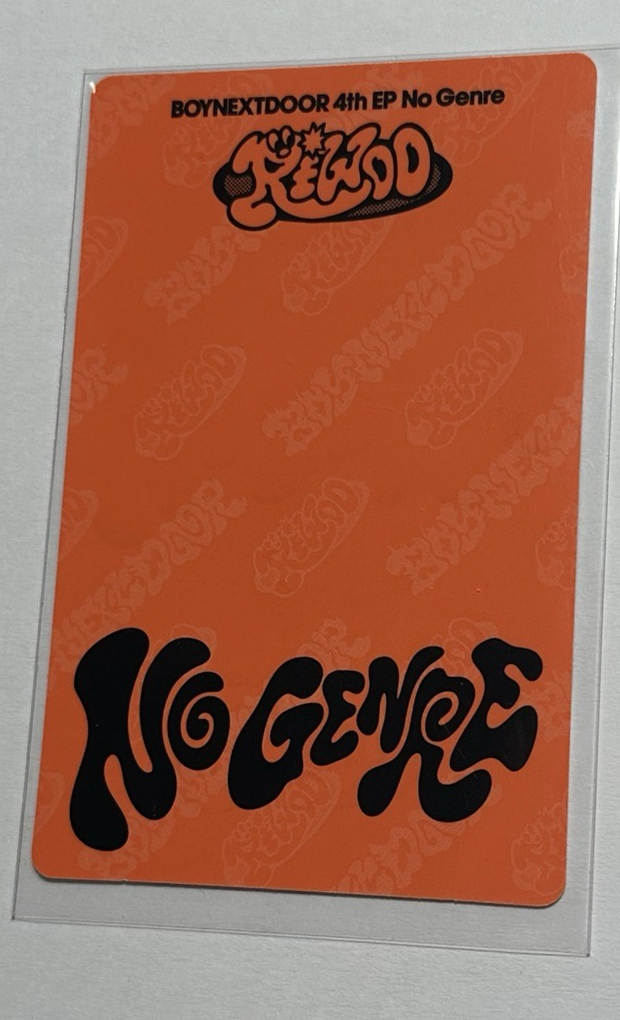 boynextdoor No Genre 專輯卡 No Route ver.2