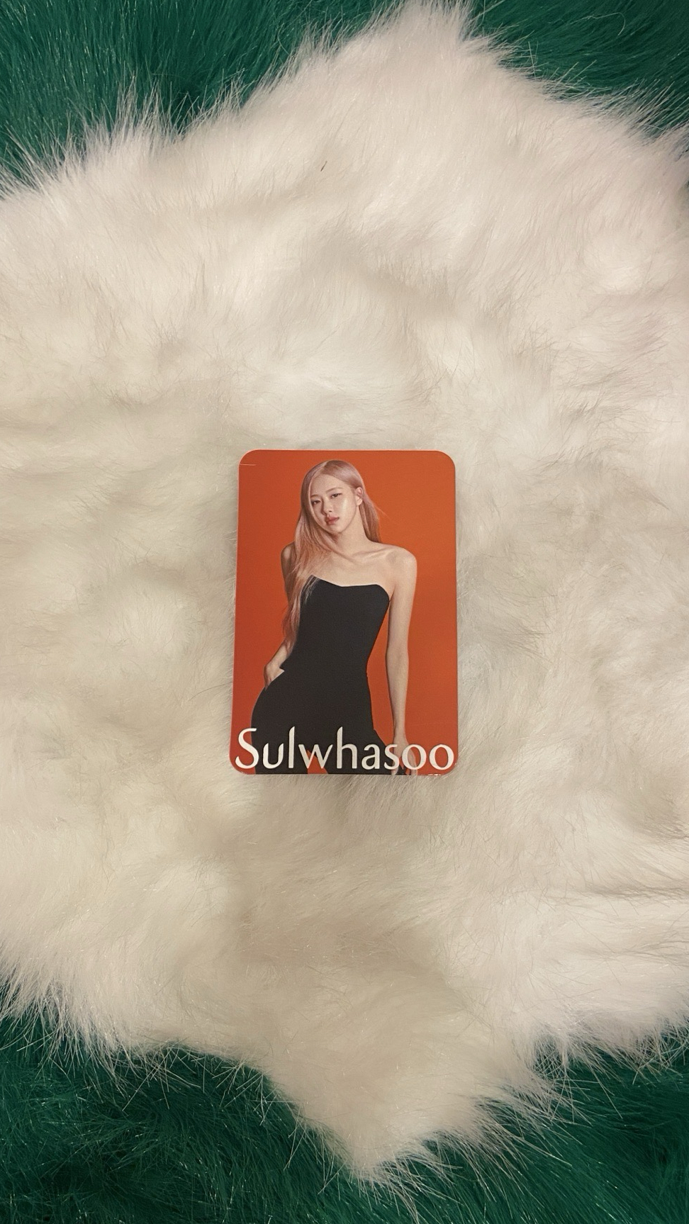 Rosé x Sulwhasoo 1.0代言卡