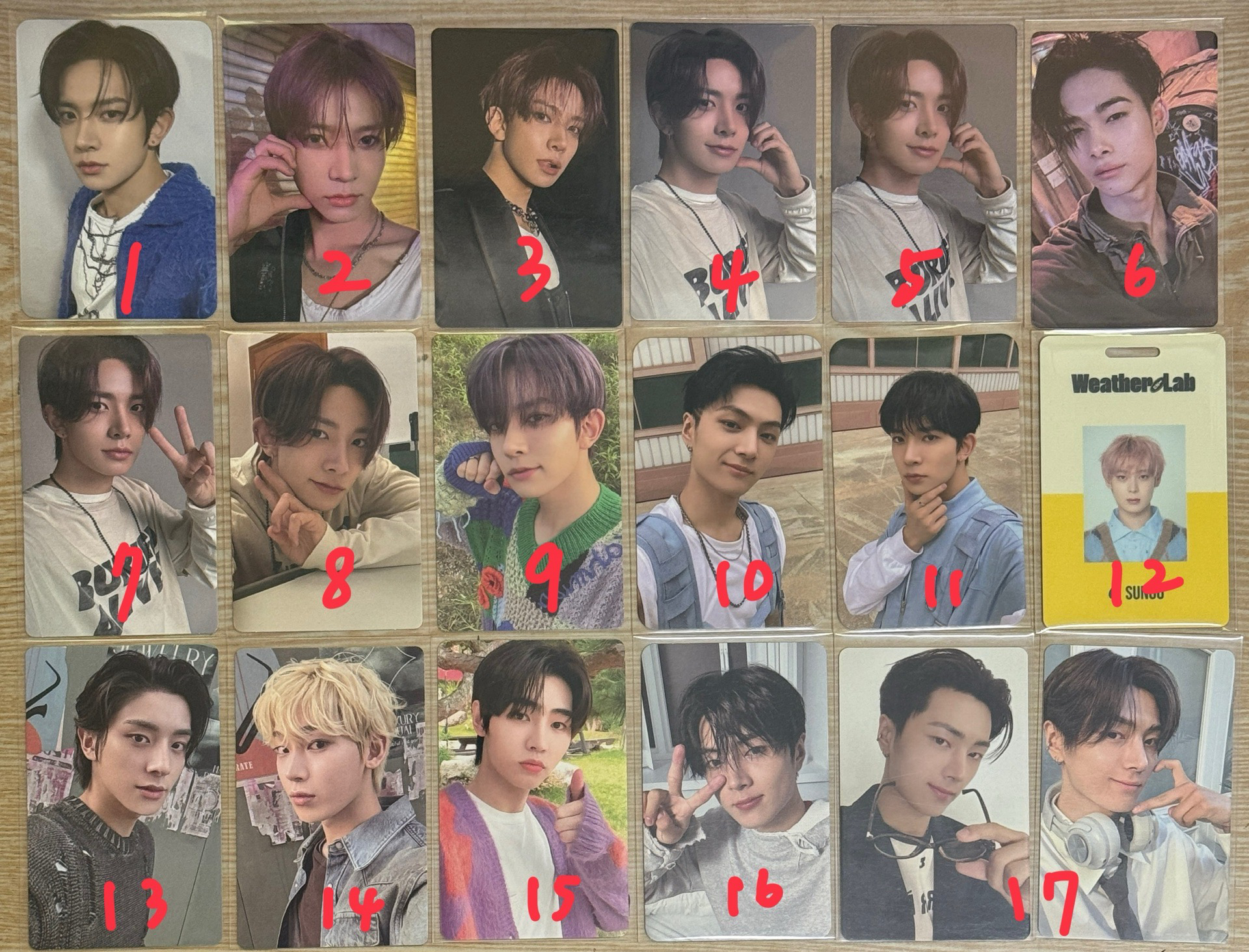 ENHYPEN專卡 特典卡 雜誌卡 年曆卡