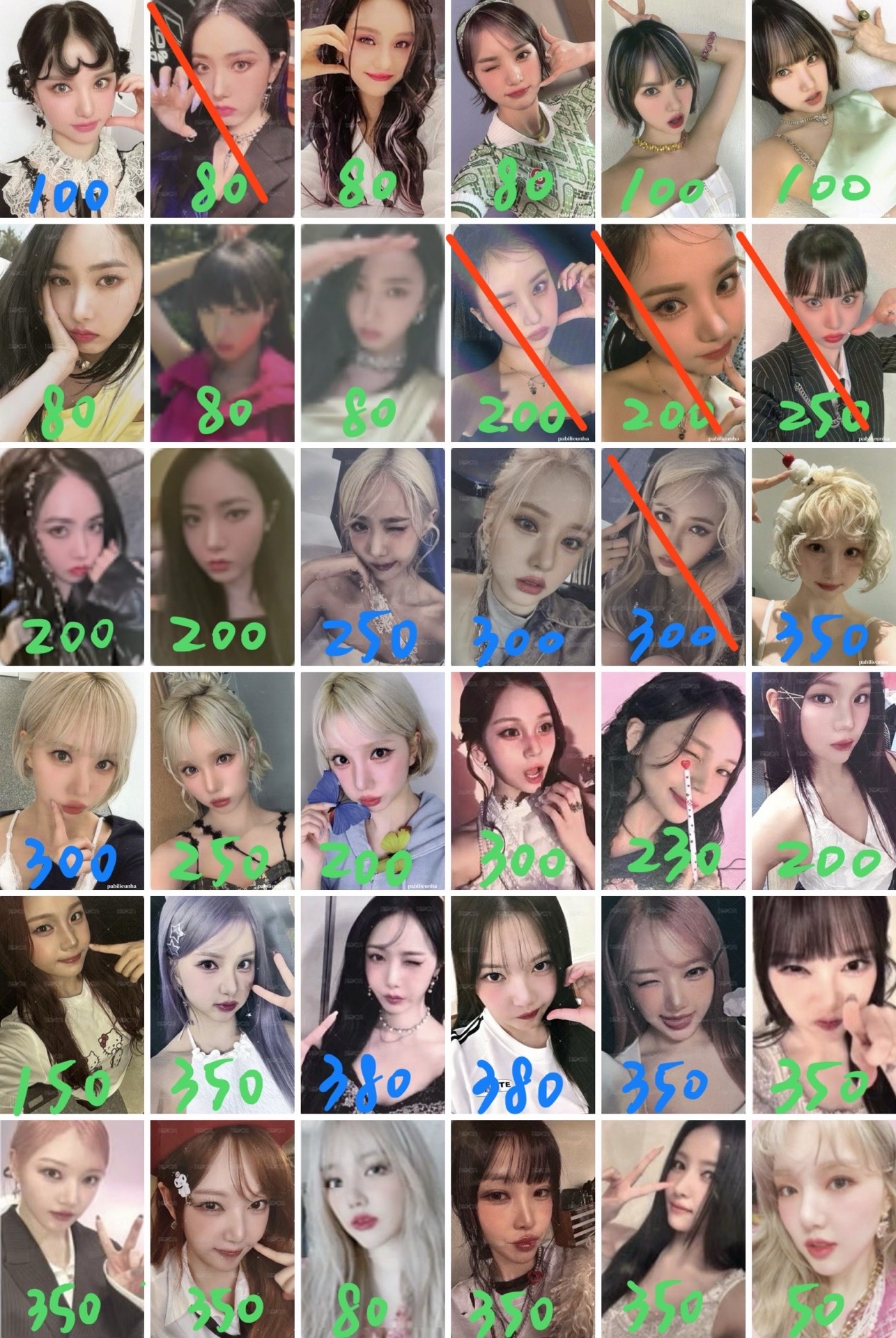 viviz/gfriend 特典ෆ