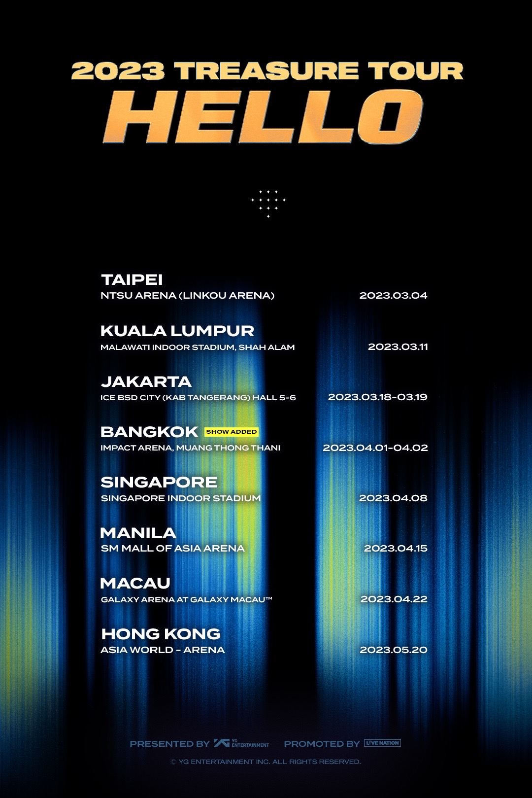 2023 TREASURE TOUR [HELLO] in ASIA