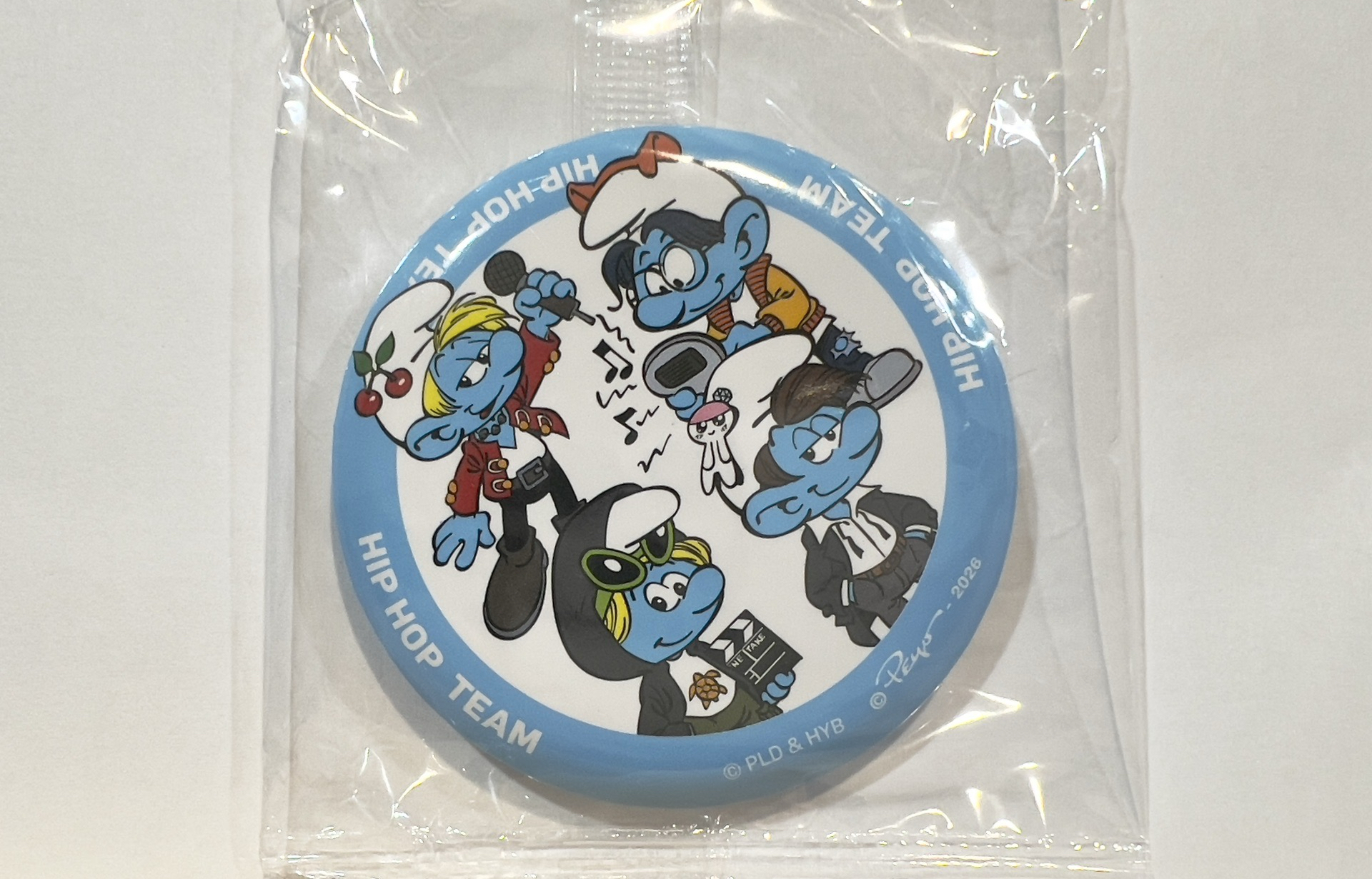 7-11聯名藍色小精靈徽章