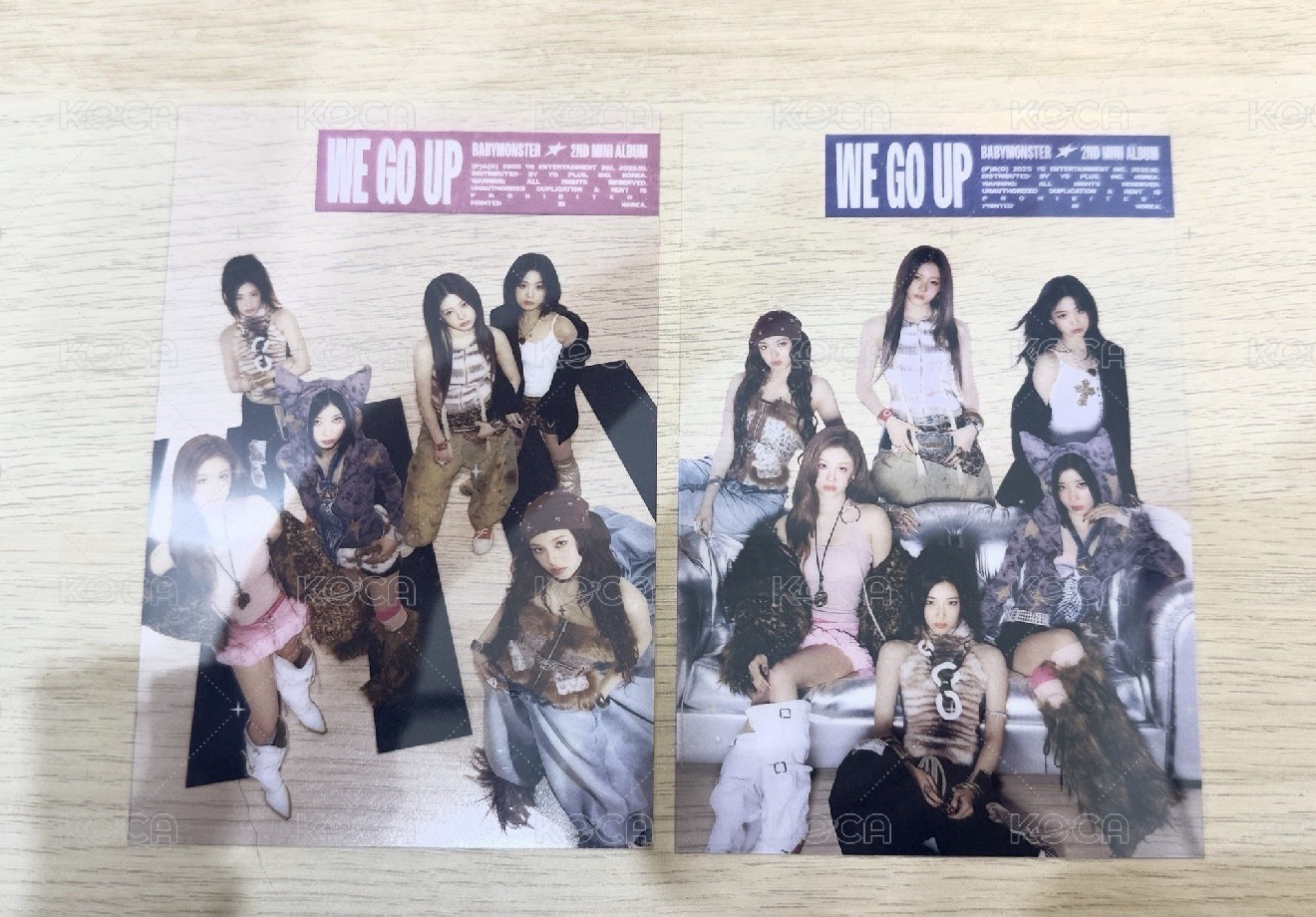 WE GO UP  單封預售禮 透明明信片