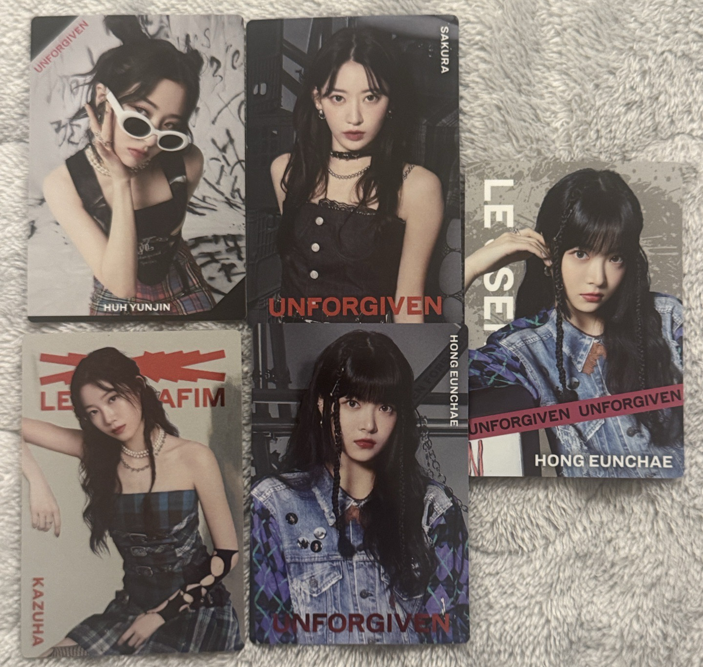 le sserafim Bandi 隨機卡 日本威化餅 萬代隨機卡