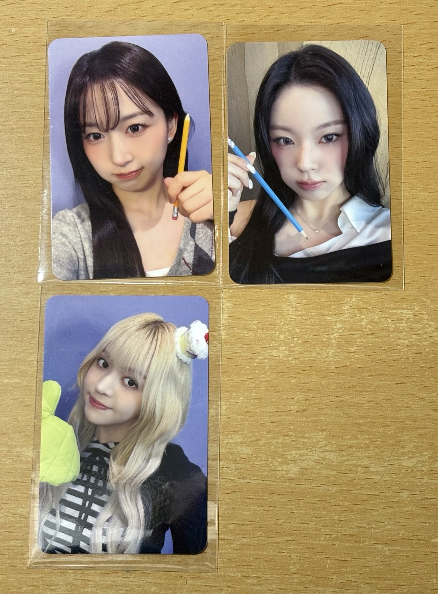 NMIXX BLUE VALENTINE 莉莉 吳海嫄 張圭珍 MS 寫下你的願望 蛋糕 中文卡背 小卡