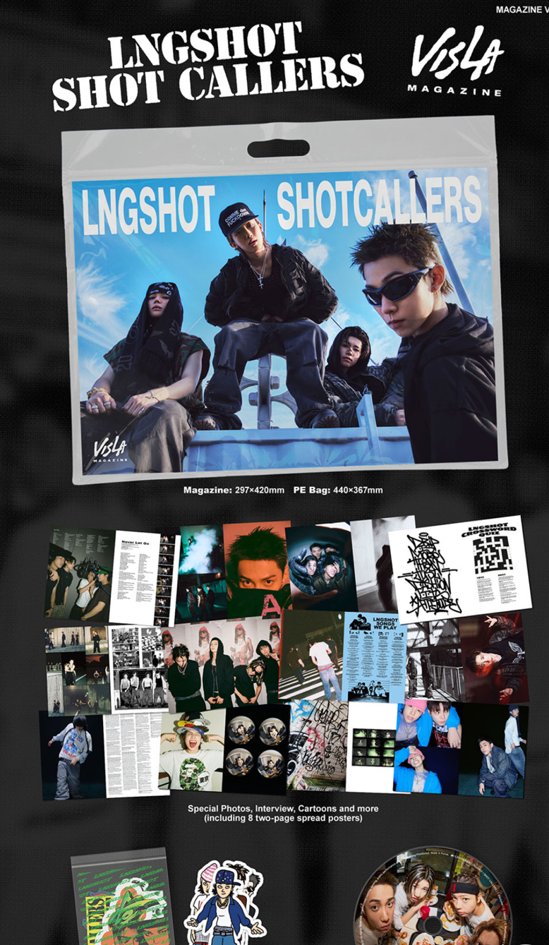 未拆｜LNGSHOT  [SHOT CALLERS] 雜誌版
