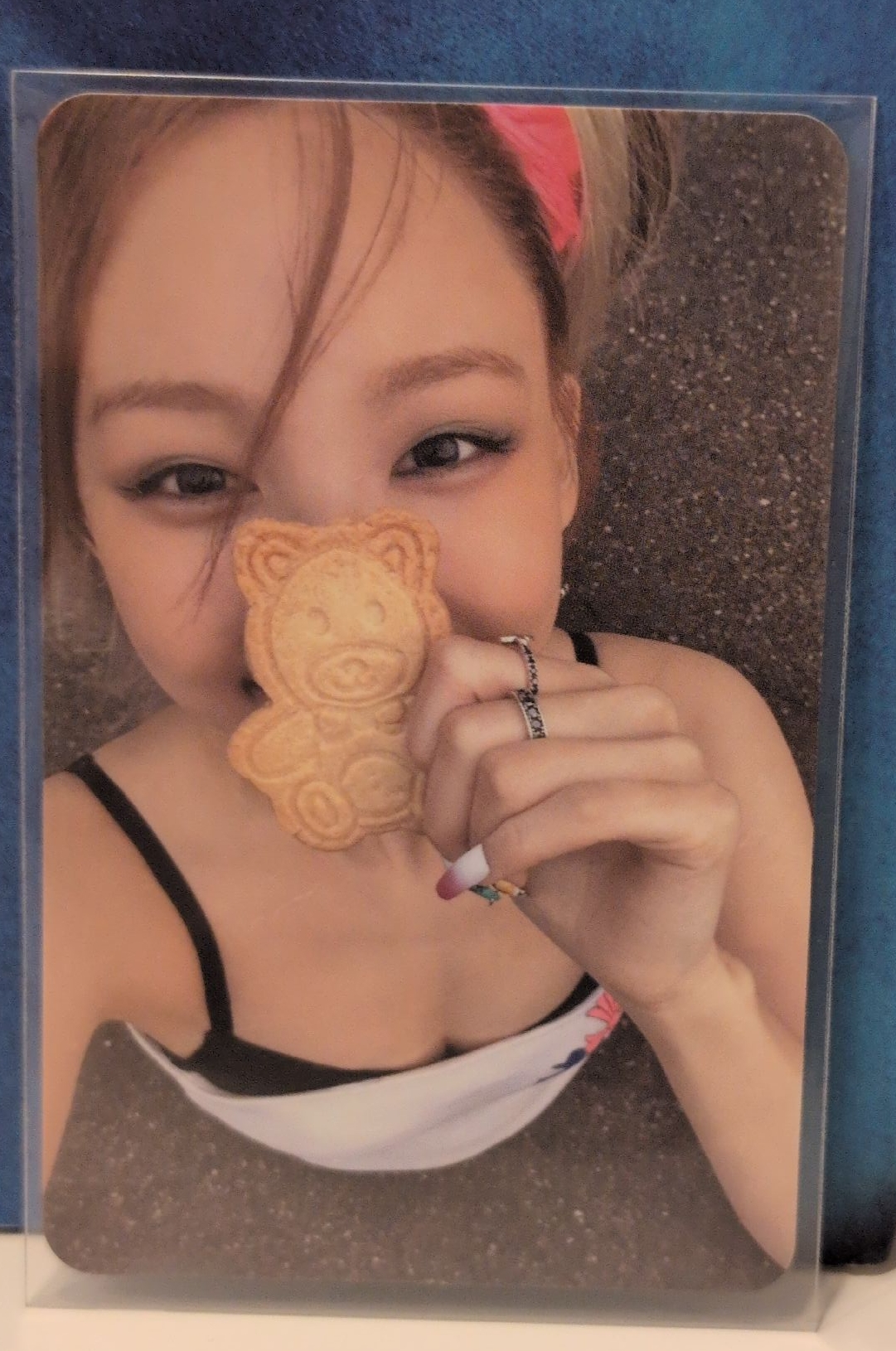 小熊餅乾遮臉娜