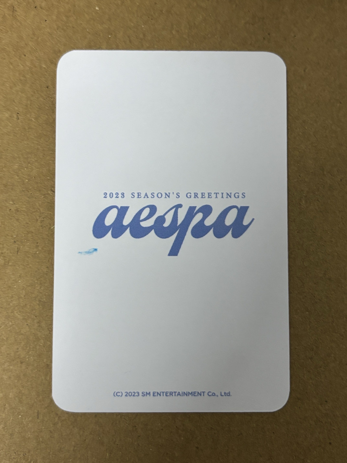 （瑕）aespa NingNing 寧 2023年曆 周邊卡 後續 照片組寧 寧-50