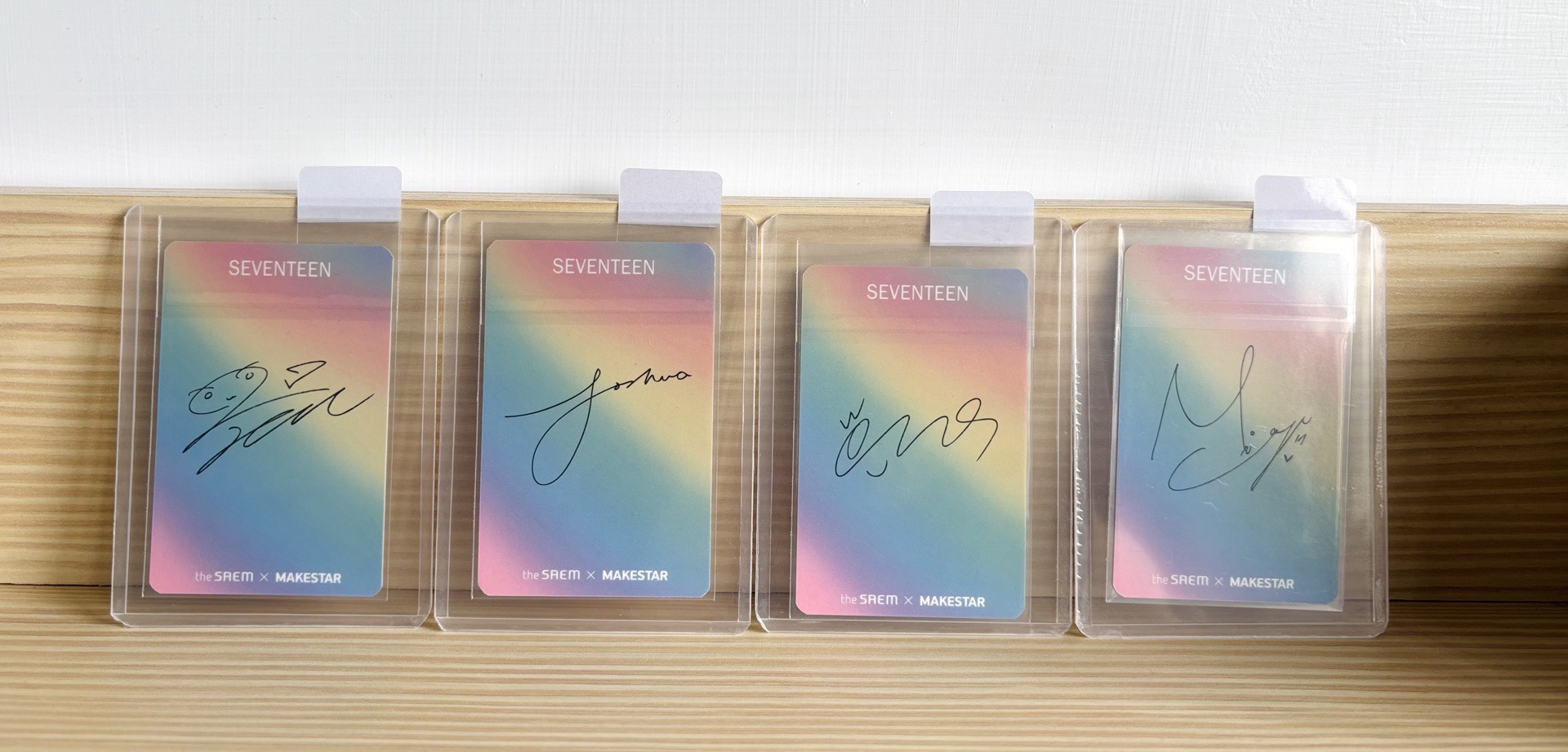 Mini 7輯 k4特典卡 & the SAEM代言卡