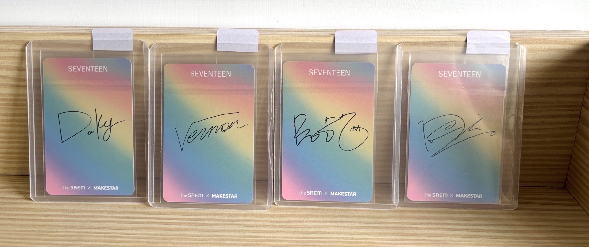 Mini 7輯 k4特典卡 & the SAEM代言卡