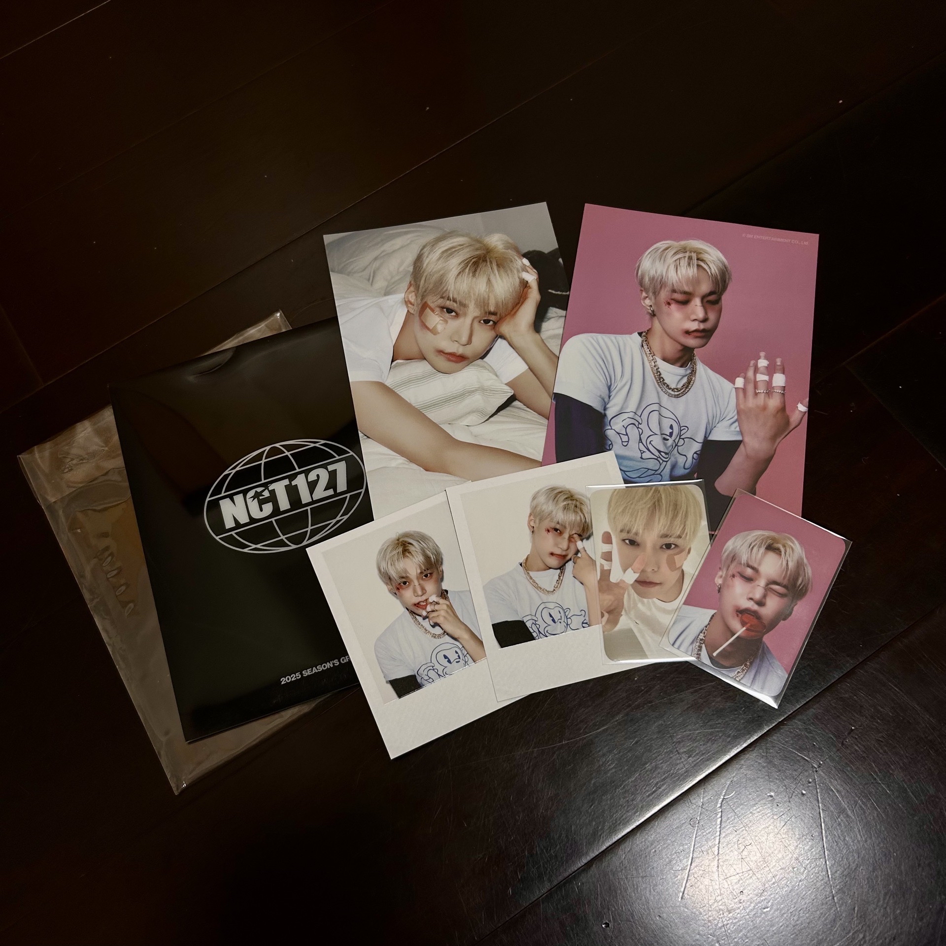 NCT127 2025年曆 道英相片拍立得小卡組