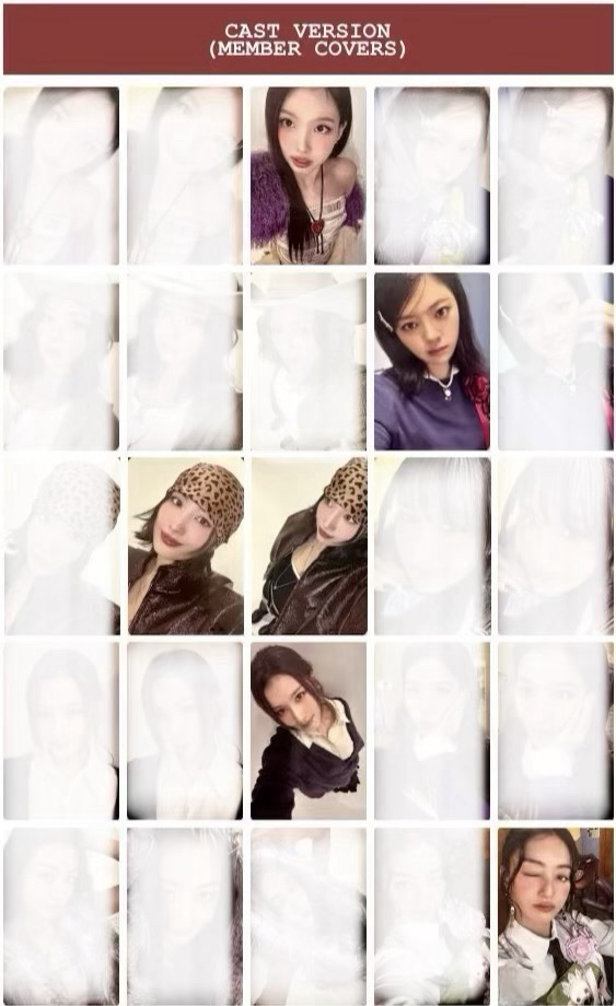 TWICE 十週年單封小卡