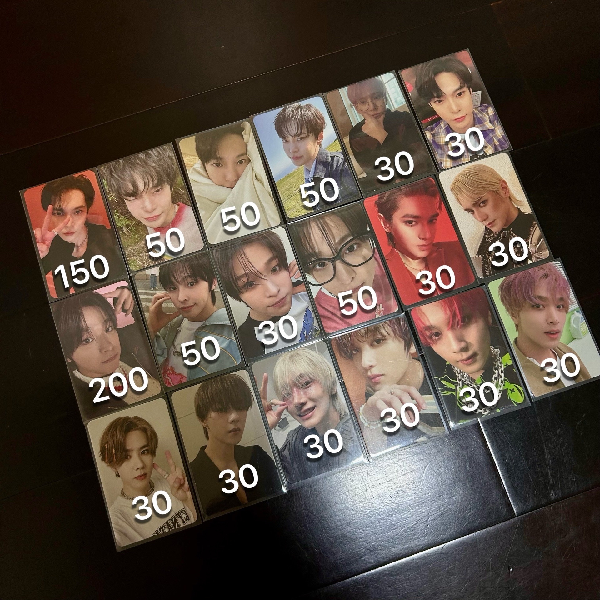 NCT NCT127 WayV NCTDREM 道英 前田陸 泰容 錢錕 Ten 楷燦 小卡