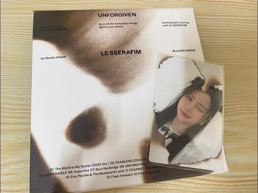 Unforgiven 允真單封（含專）