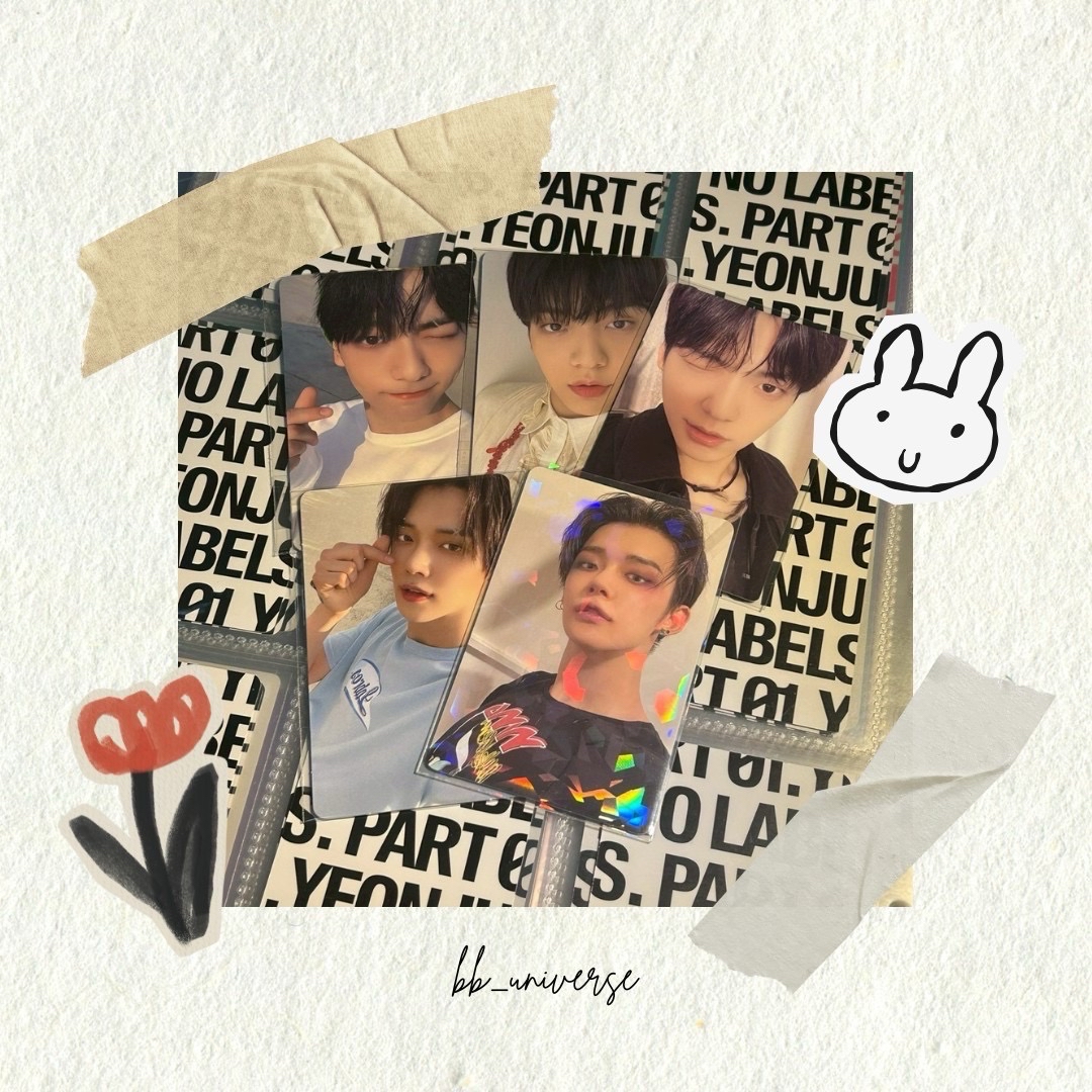 TXT YEONJUN SOOBIN 崔然竣 崔秀彬 FOE 小卡 wvs特典卡 GBGB日專小卡