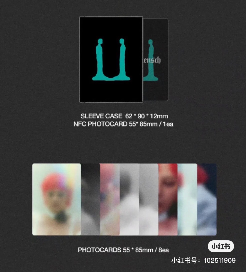 GD權志龍 Übermensch 電子專 PHOTOCARD ALBUM VER