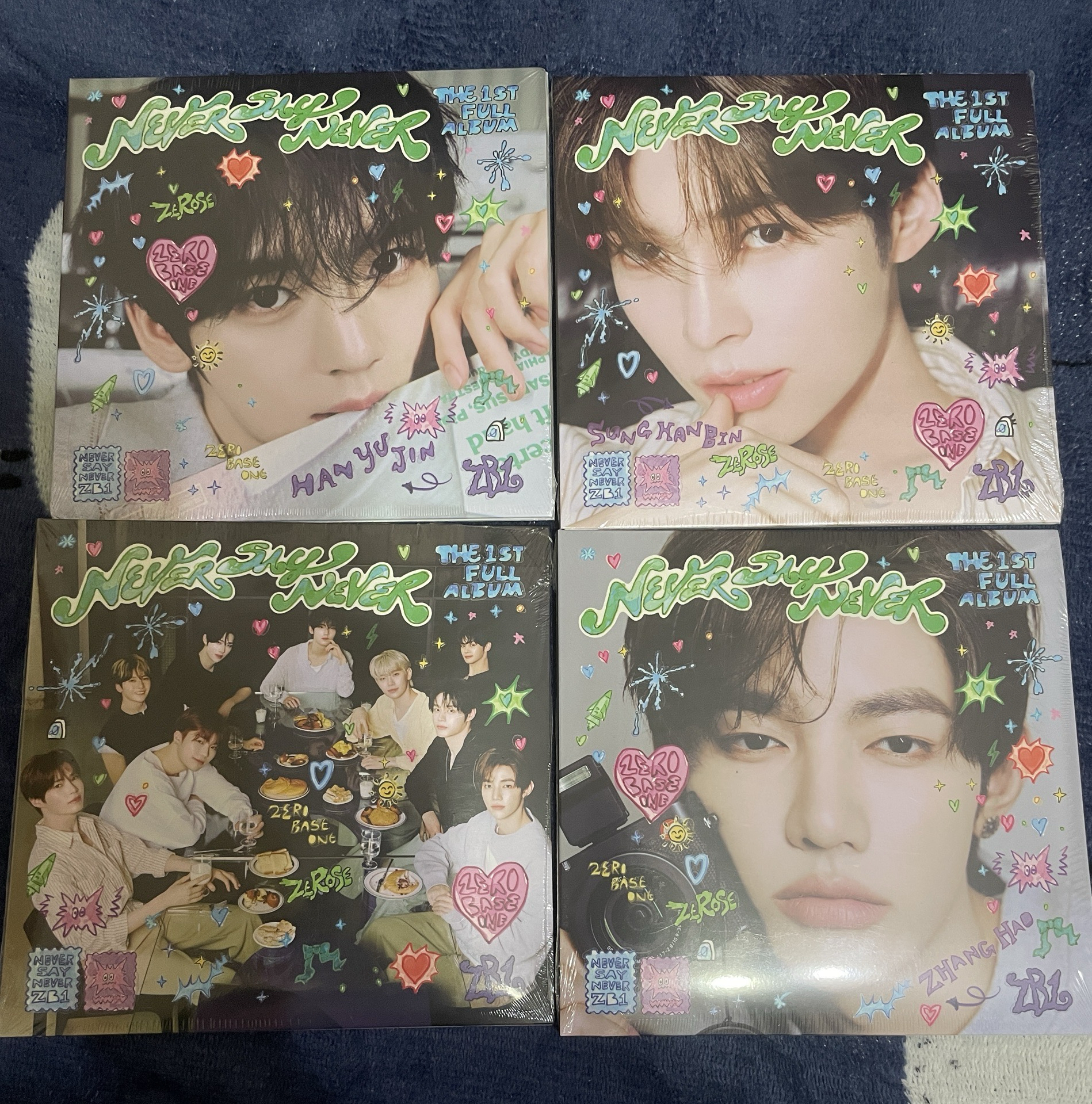 zb1 正規一 團專 單封 韓維辰 成韓彬 章昊 沈泉銳 金奎彬 金地雄 朴乾旭 石馬修 金泰來