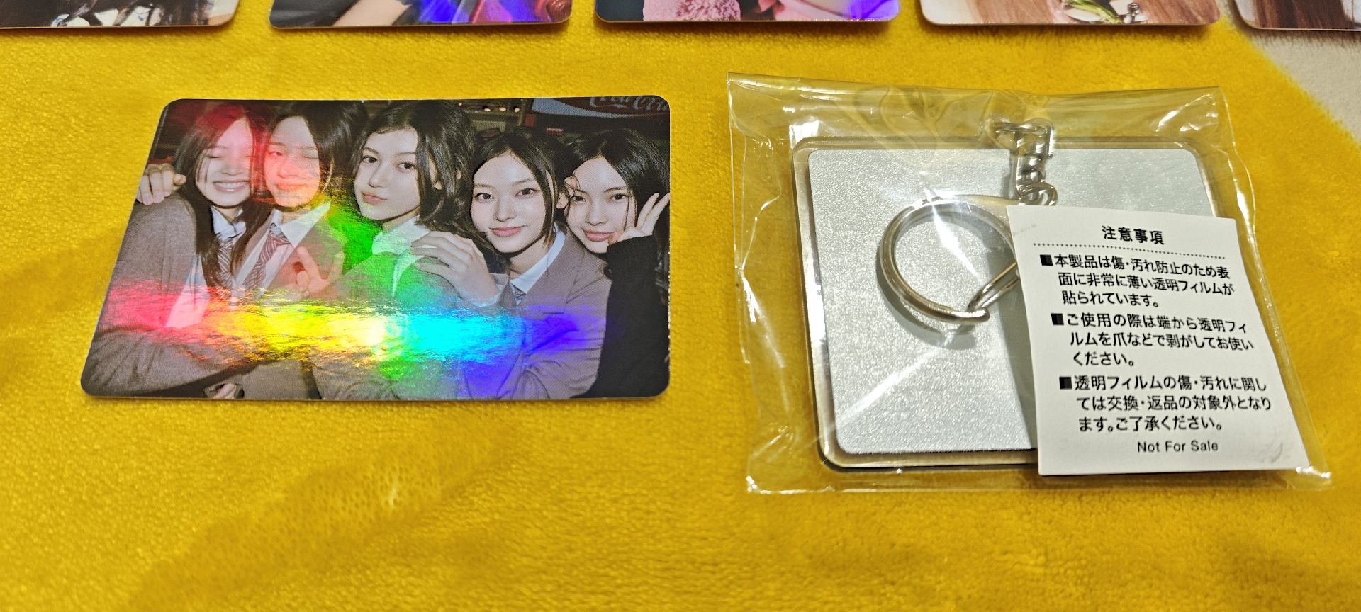 NewJeans OMG WeverseJP 日咖特典小卡組(全套6張+團體吊飾) 【完整無缺】