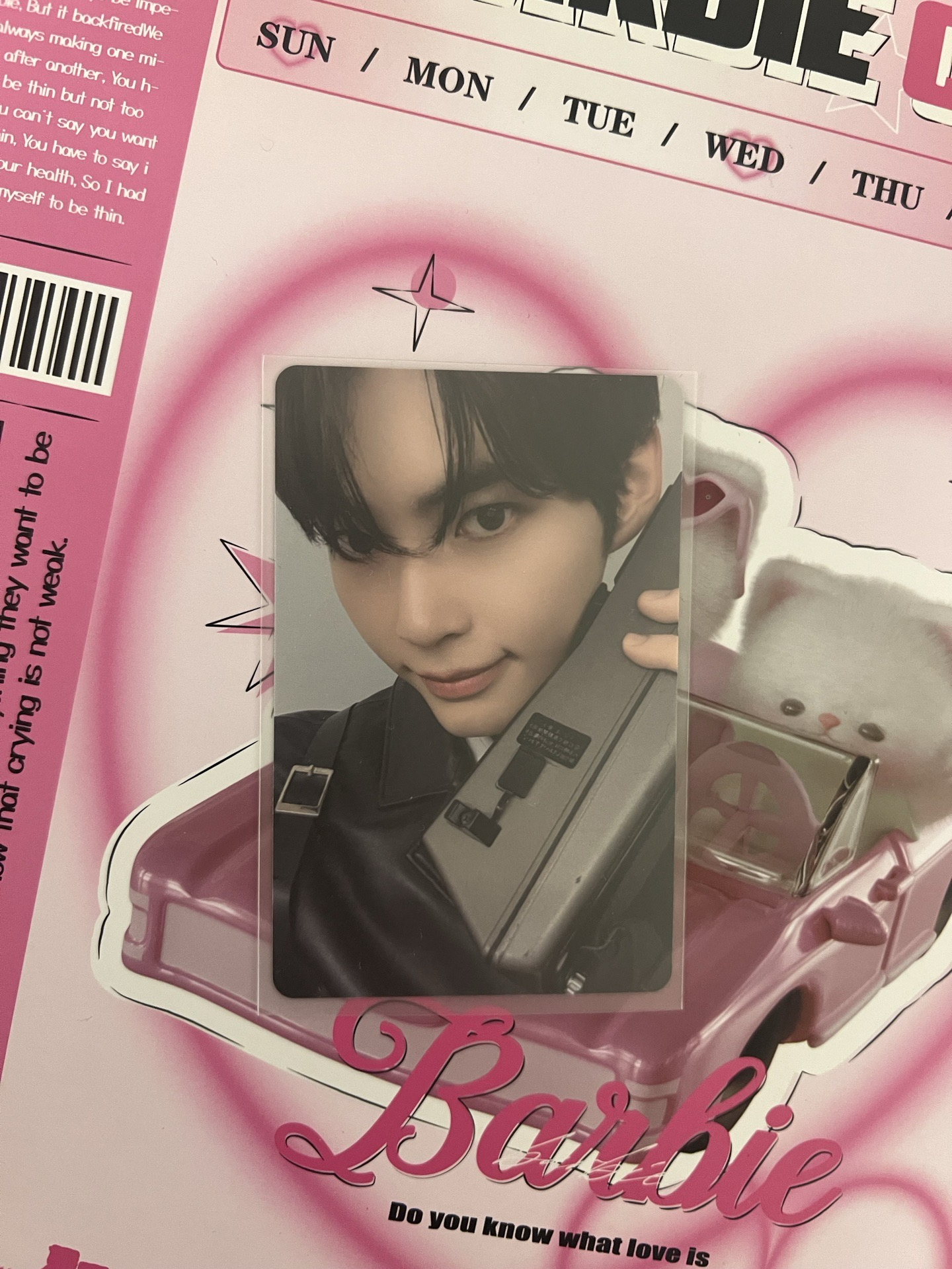 ZB1 成韓彬年曆固配卡