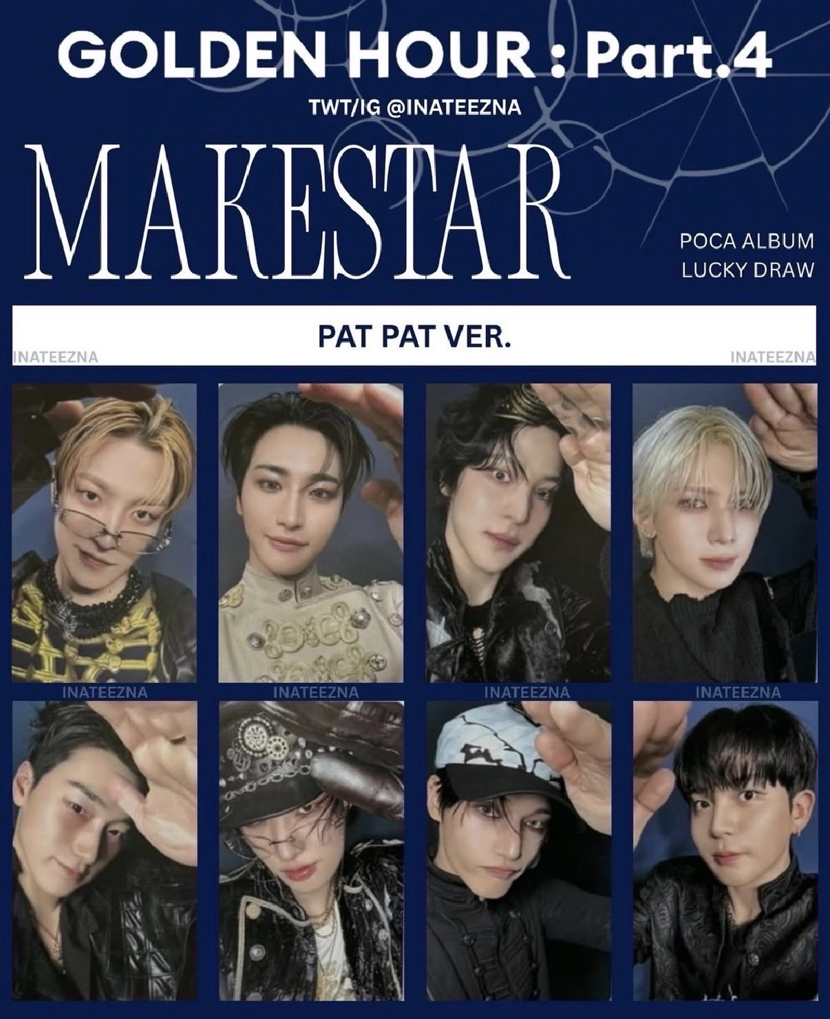 【ATEEZ】現貨 MSLD 摸摸頭+KITTY卡 / 雙人卡 （內含小盤）