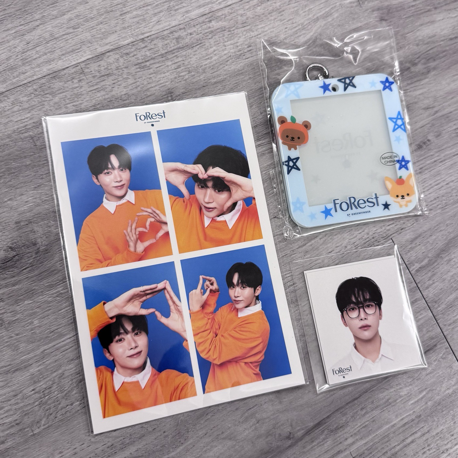 FoRest 四格+證件照 藍色