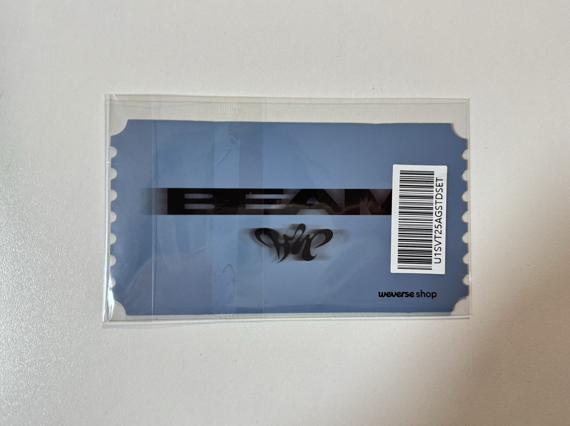 HxW ‘𝗕𝗘𝗔𝗠’ 雙人閃卡 票卡