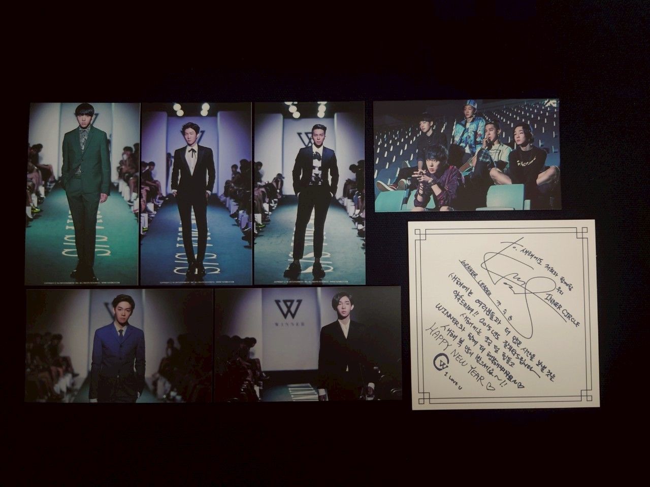 WINNER Welcoming Collection 2015 手寫卡 姜昇潤