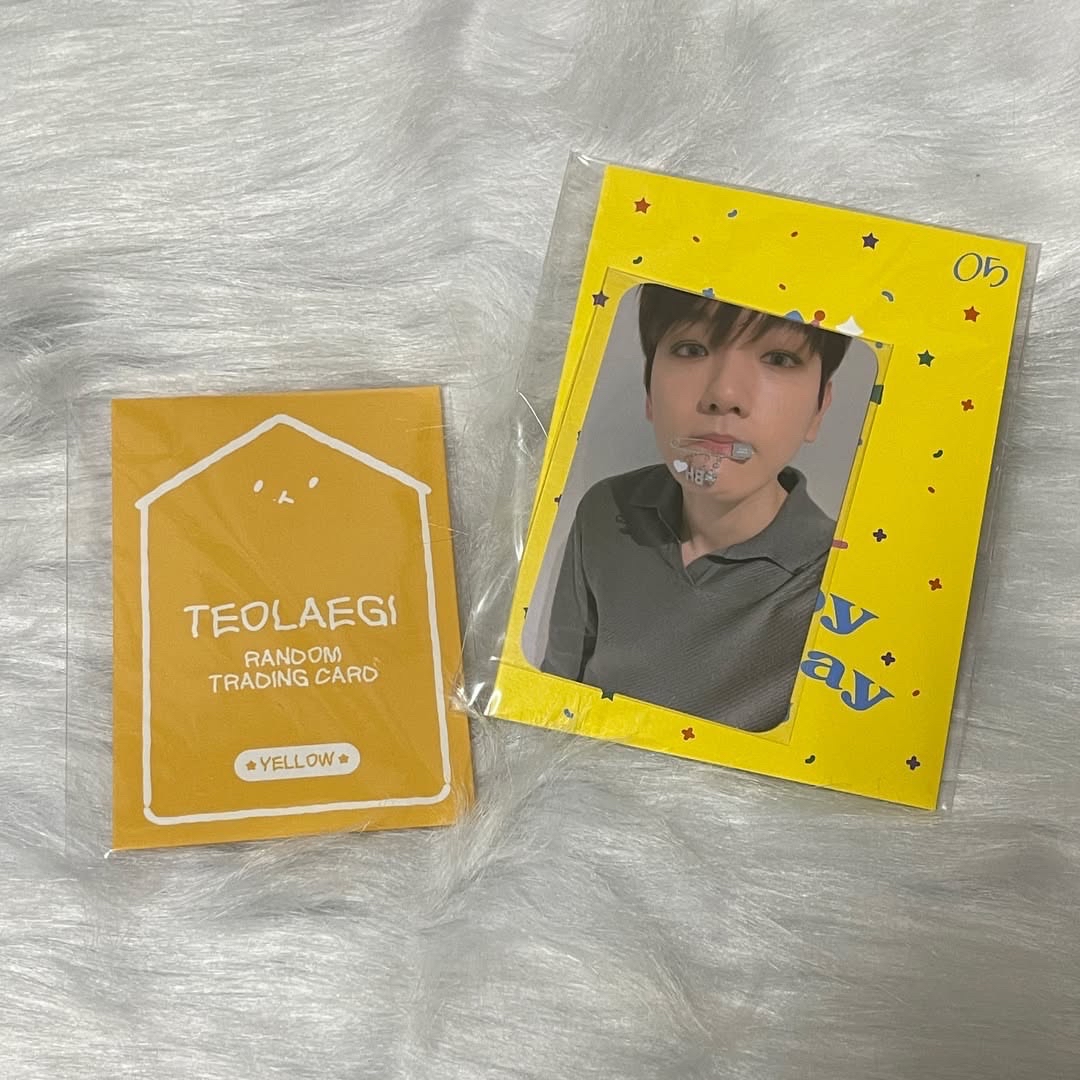 SMT 伯賢生日小卡