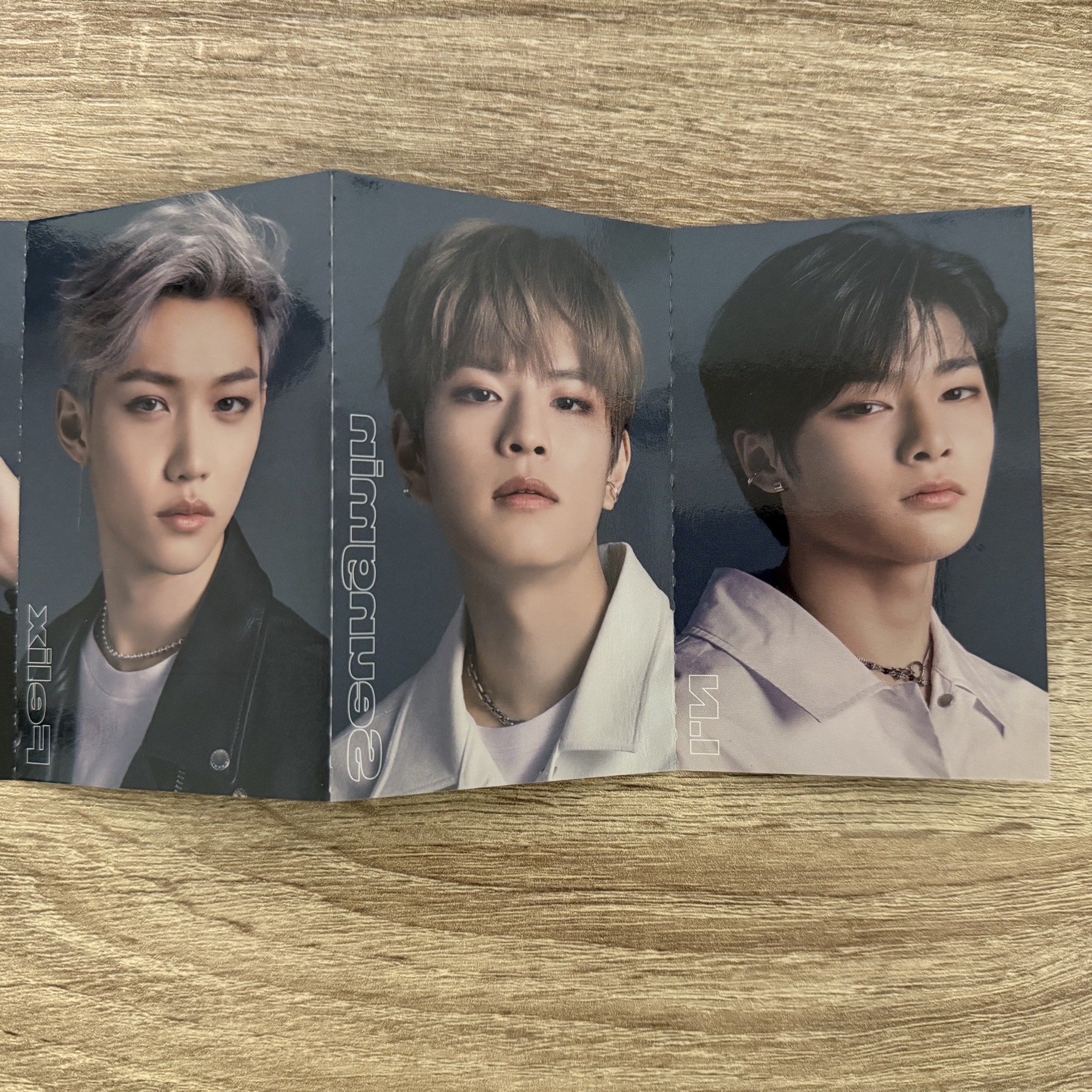 Stray kids 日本 Top 完全生產限定盤 小卡 雙面卡 折疊卡