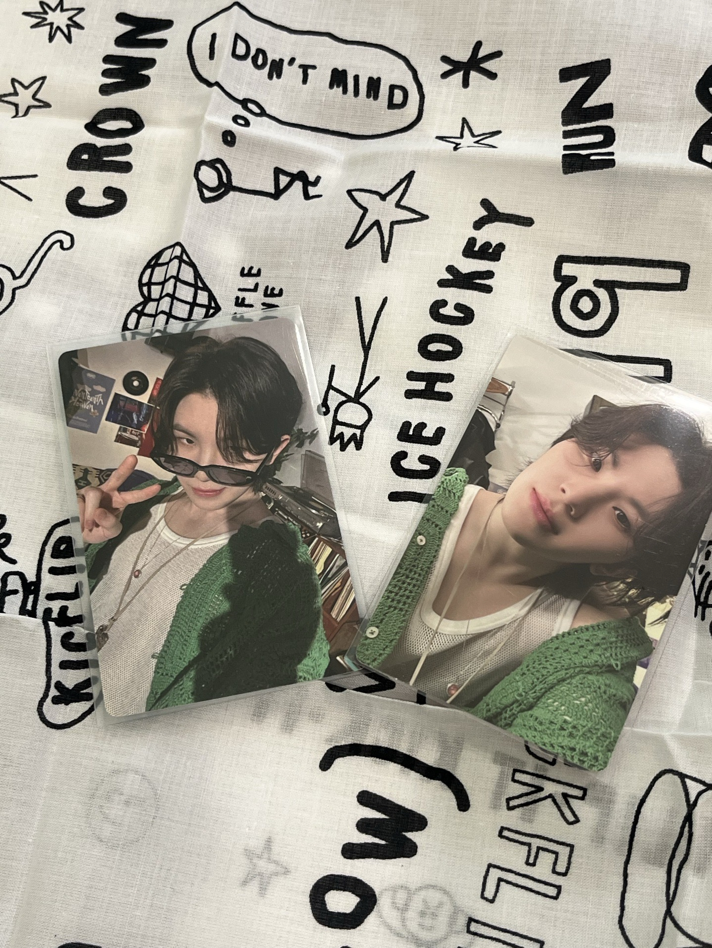 Woozi一直娛綠衣+專卡綠衣