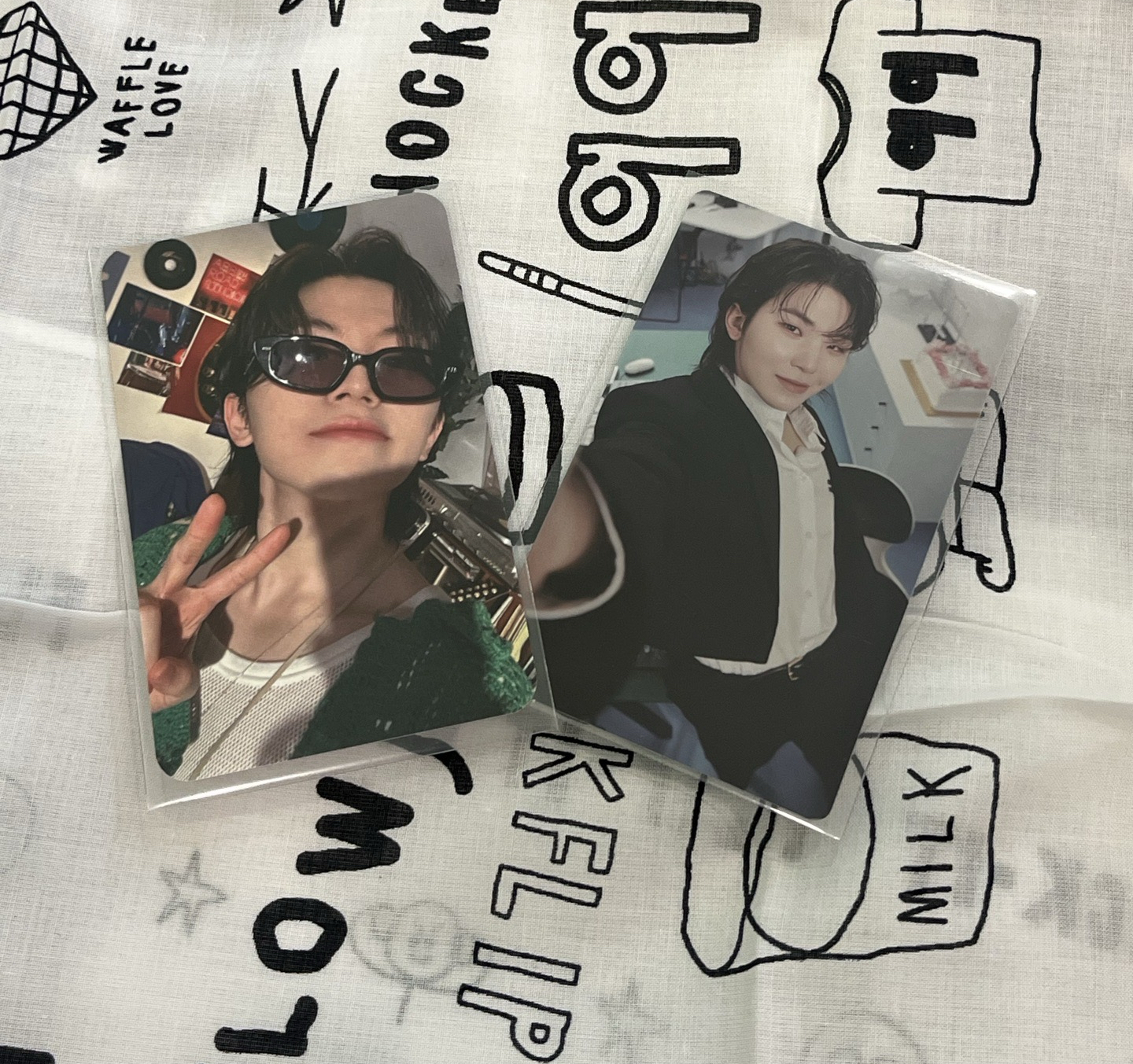 Woozi 綠衣br簽售卡