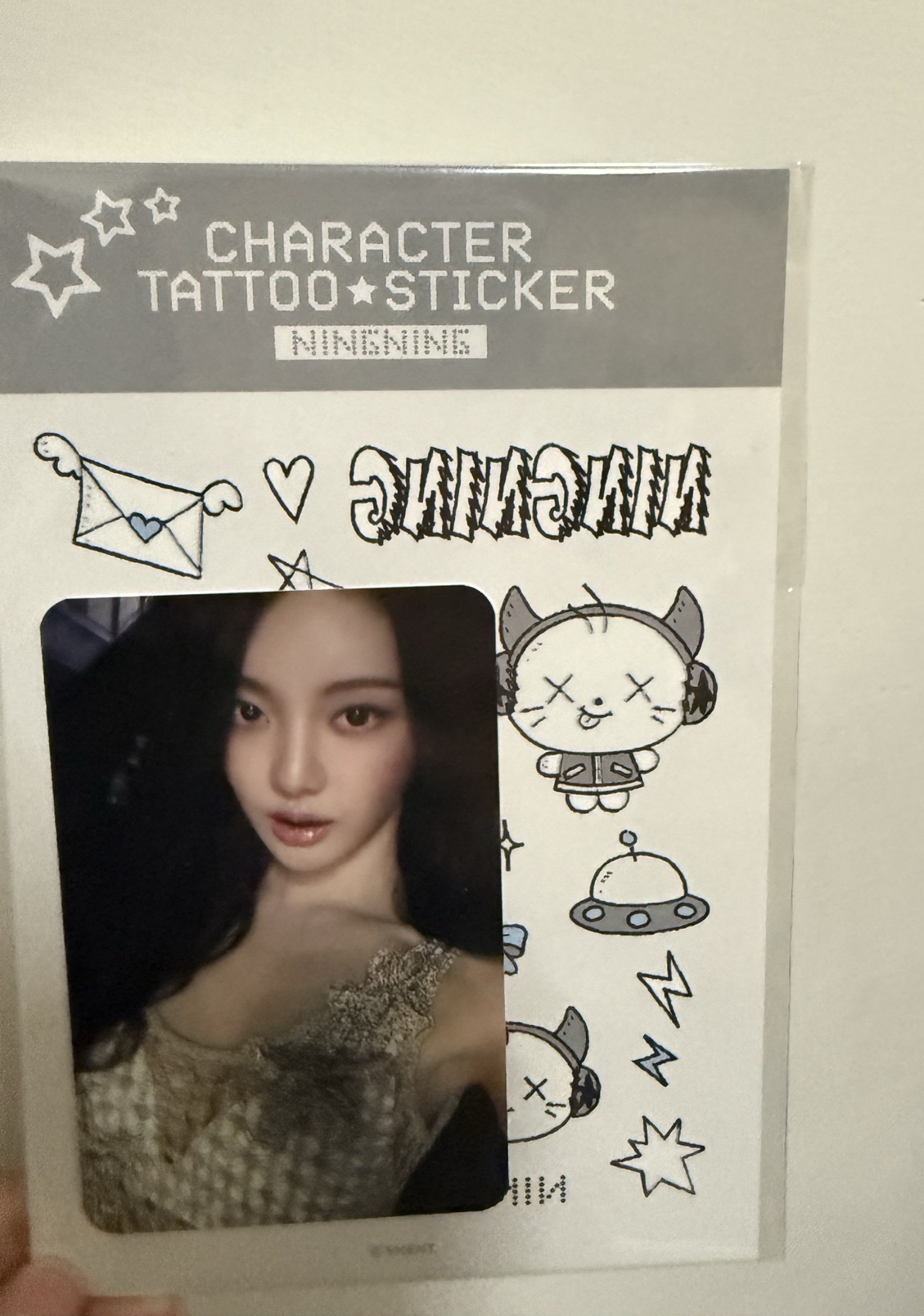 aespa三巡周邊 紋身貼紙 寧
