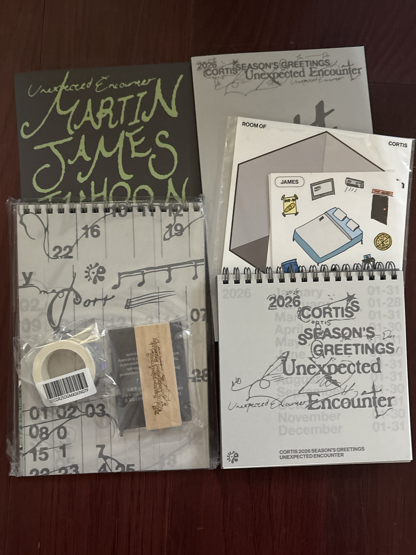 筆記本+貼紙+月曆+寫真集+冊子+紙膠帶