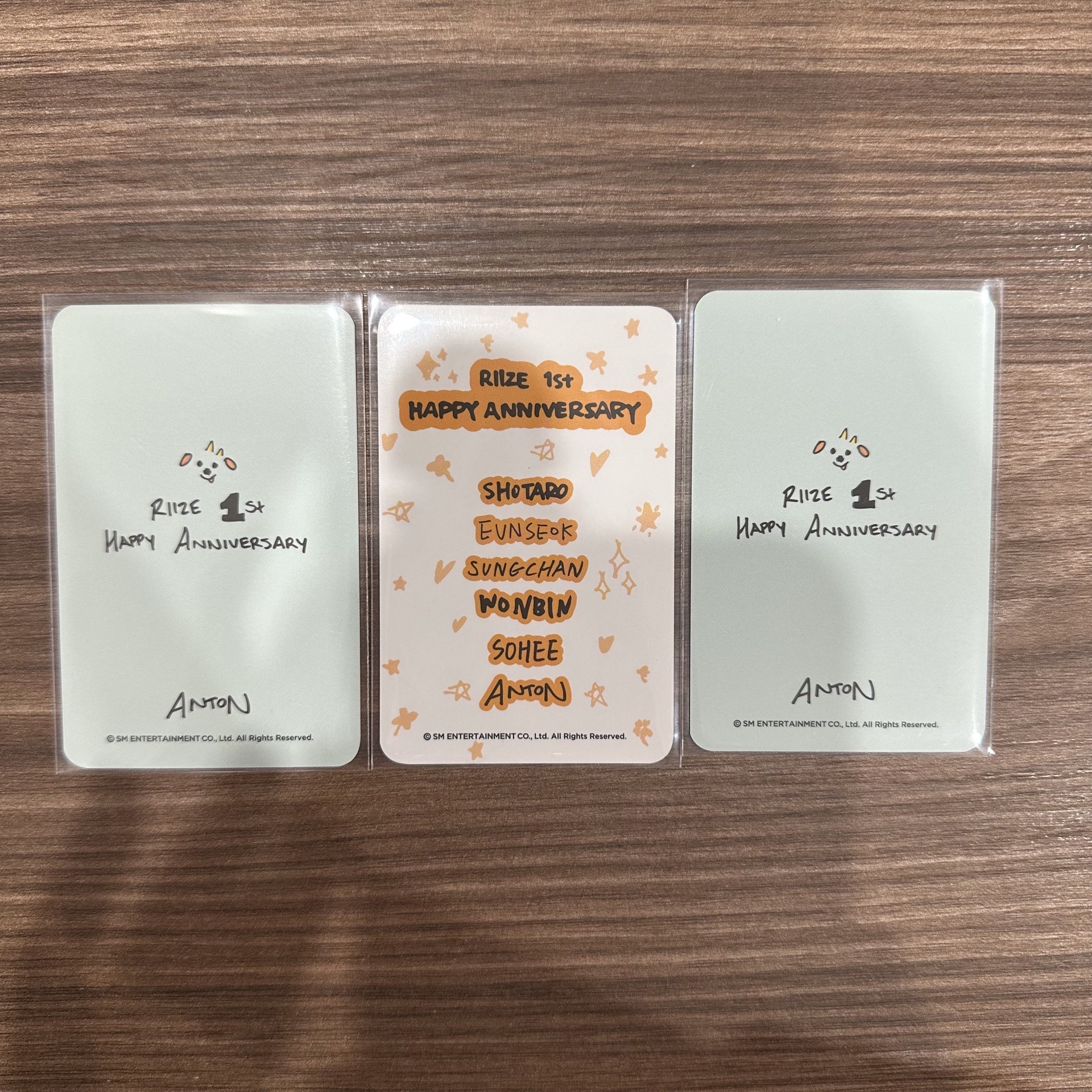 RIIZE 一周年 幸運卡 Anton 🦕 手繪