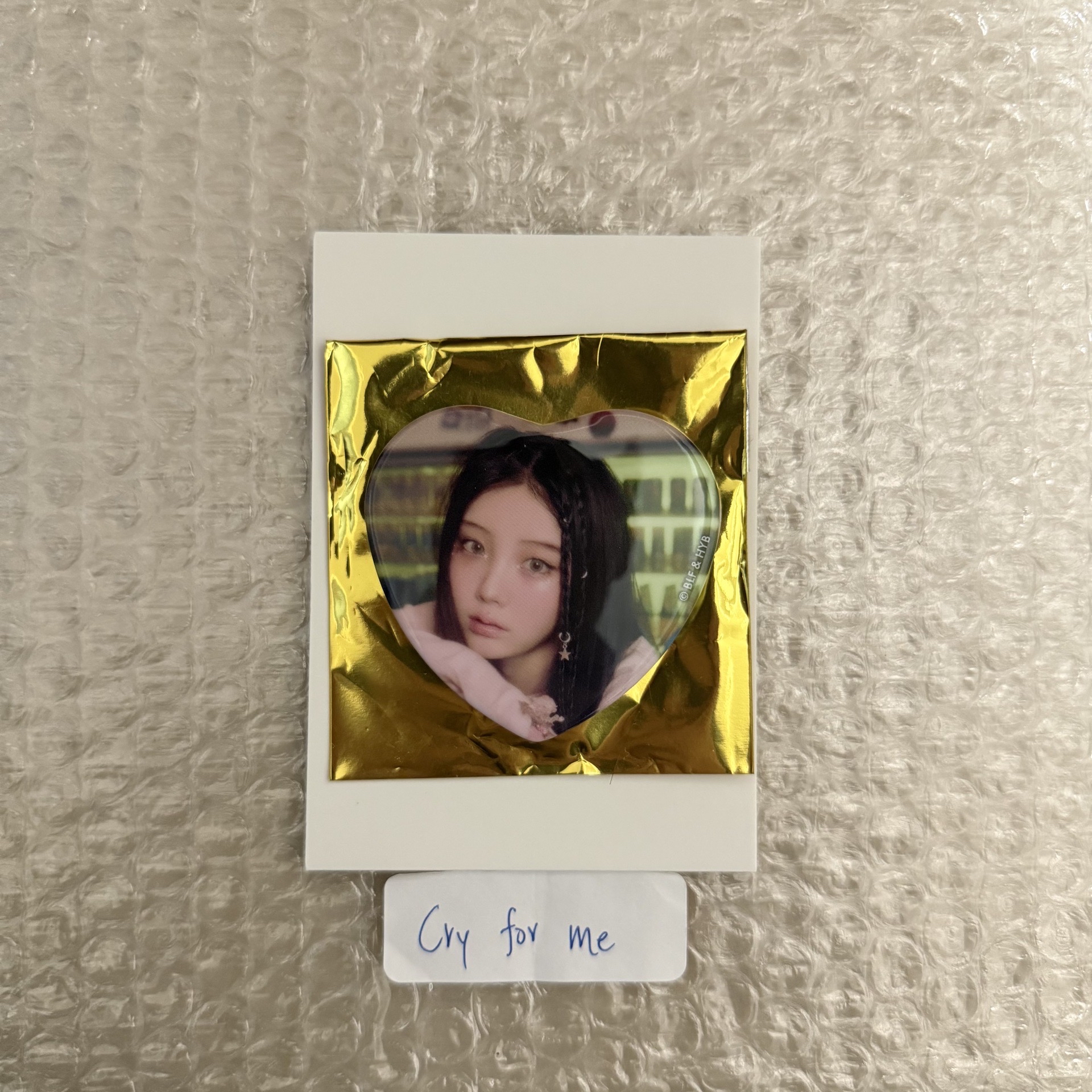 【可直拍】illit Wonhee甜品天堂徽章