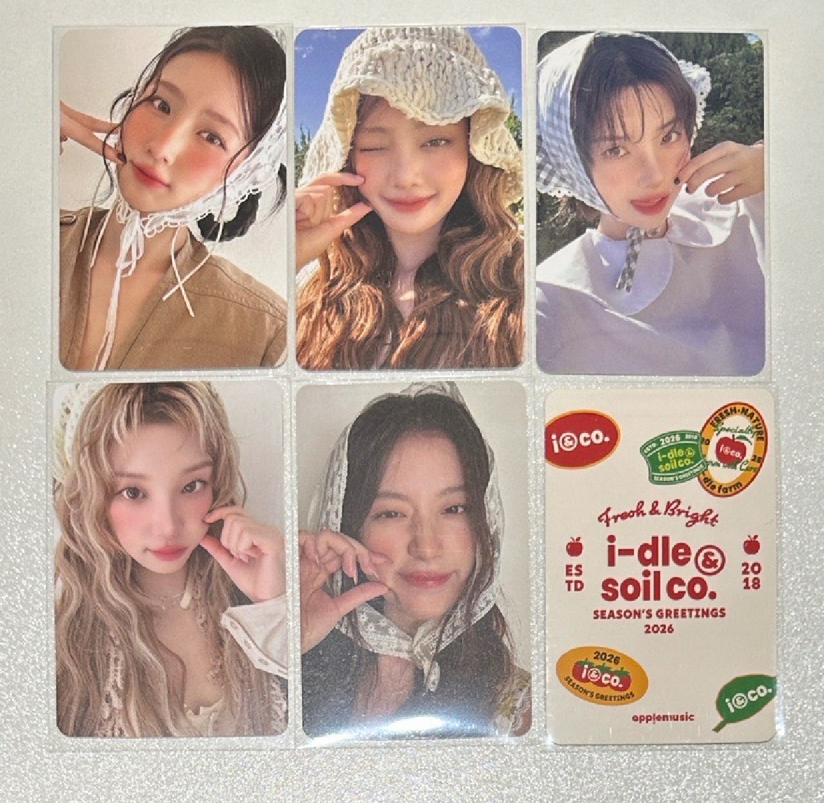 I-DLE[現貨可選成員] 年曆gm特典