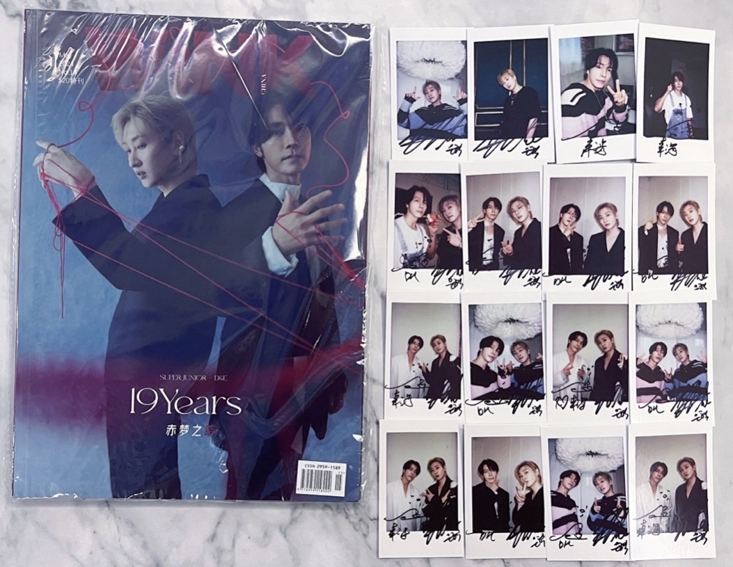 赫海 銀赫 東海 SUPER JUNIOR D&E WINK雜誌 C組 整組 （兩款雜誌各2+小卡6張）李赫宰 李東海