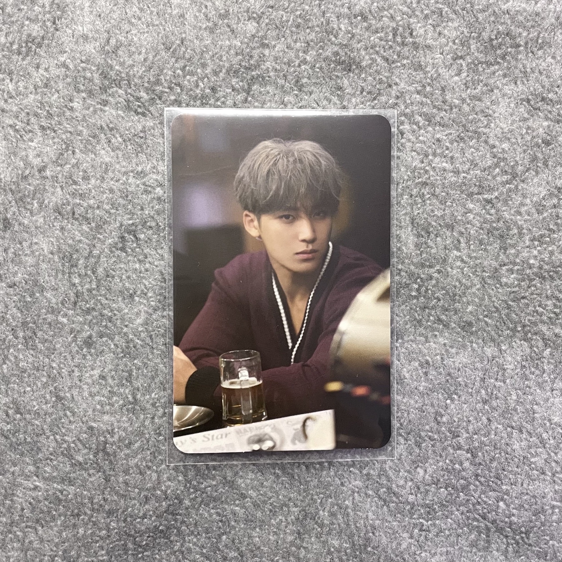 Seventeen 金珉奎Mingyu 特二yzy語音卡 中文卡背 一直娛