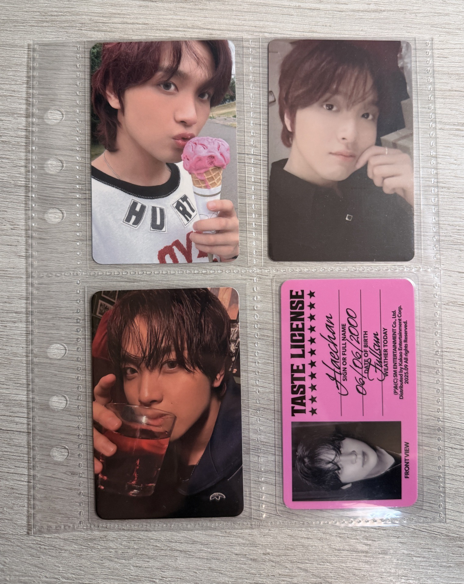 售 楷燦HOLO整套小卡